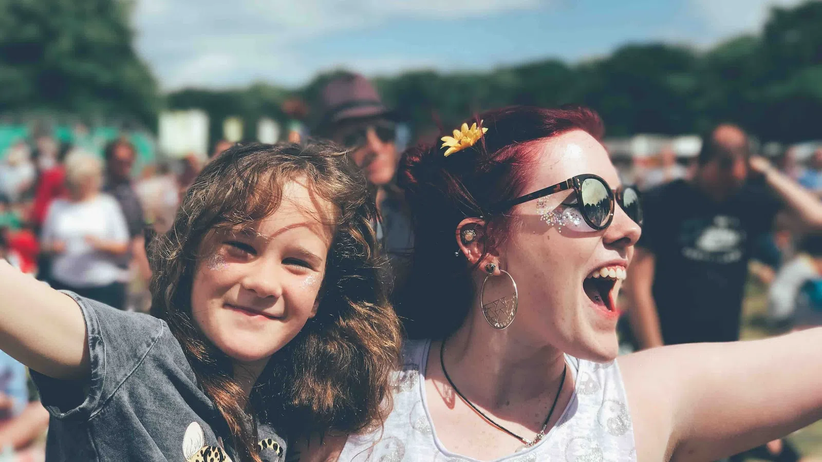 a couple of women laughing