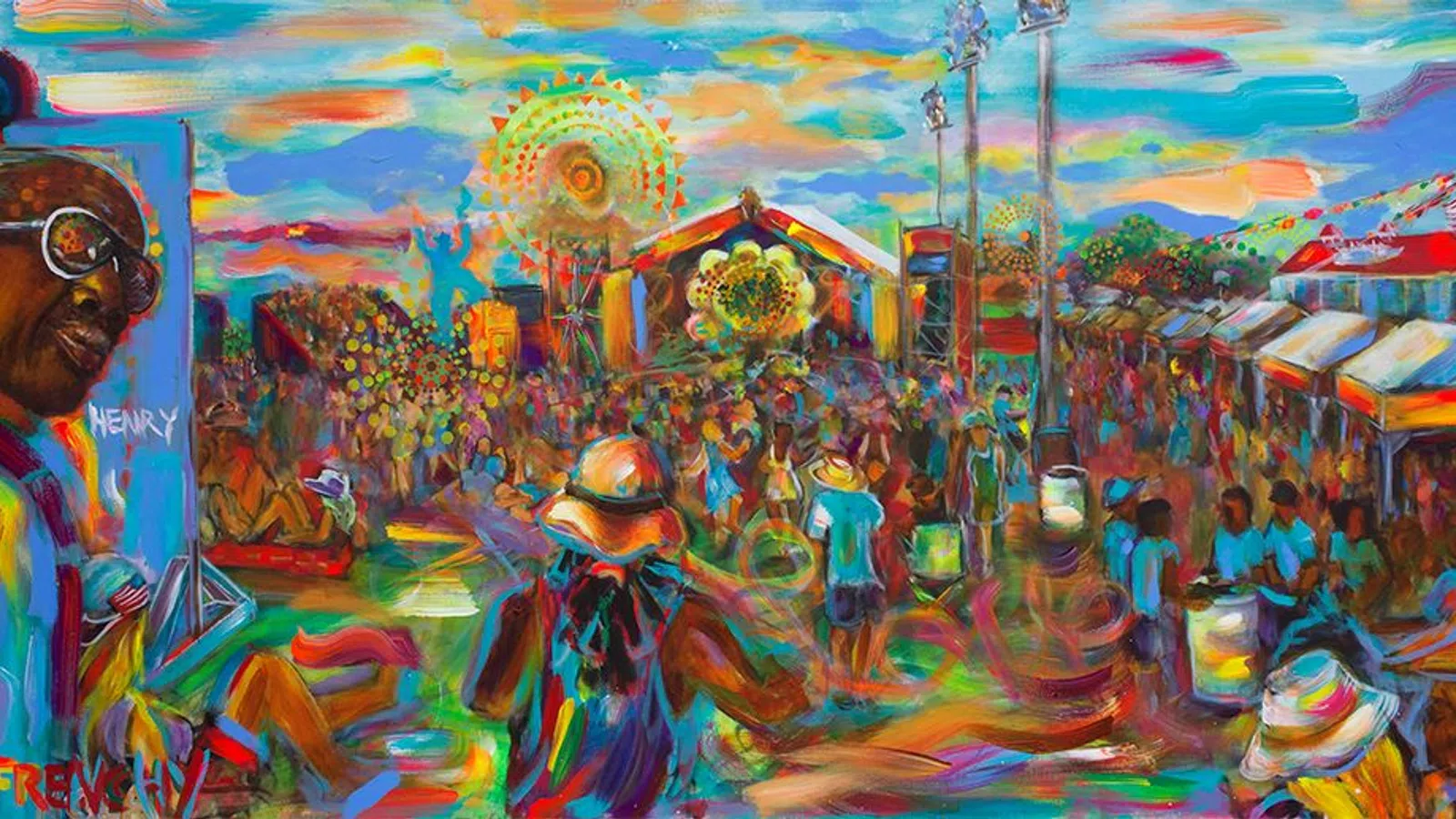 Festin' With Frenchy: The King of Oak Street is New Orleans's Favorite Live Painter