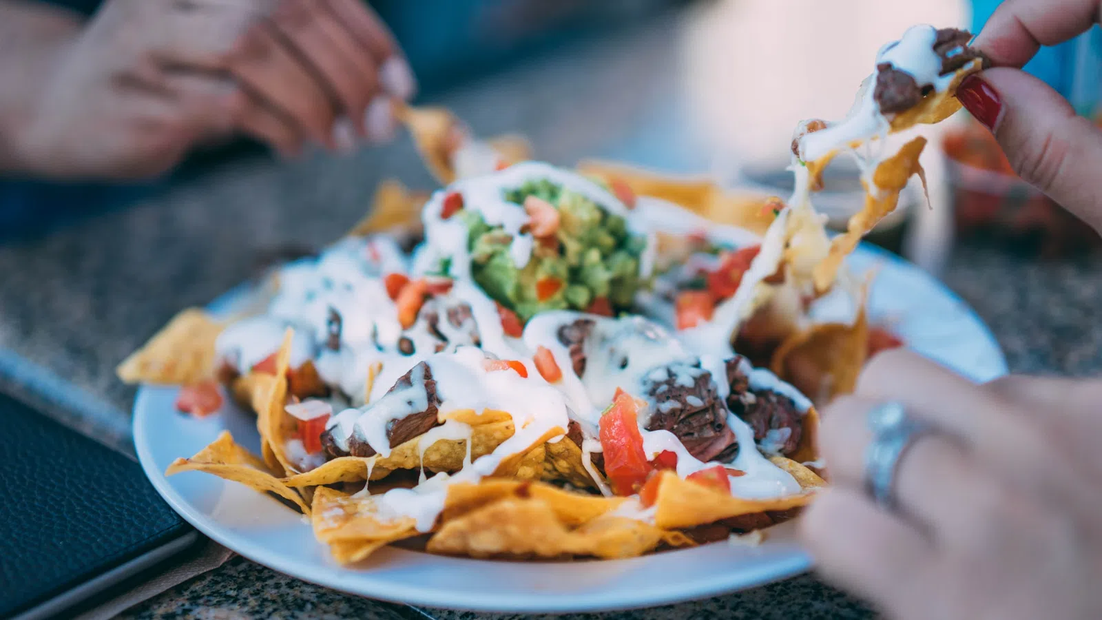 a plate of food