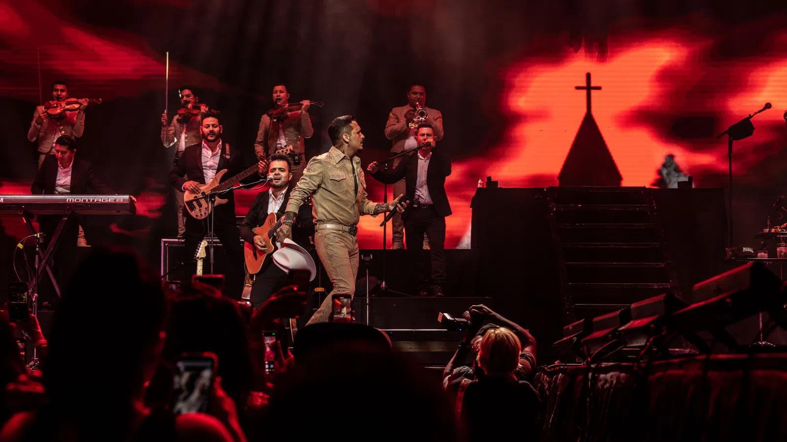 a group of people on a stage