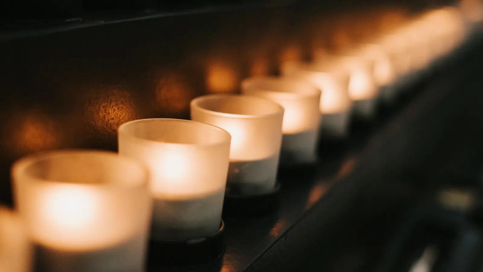 a group of candles