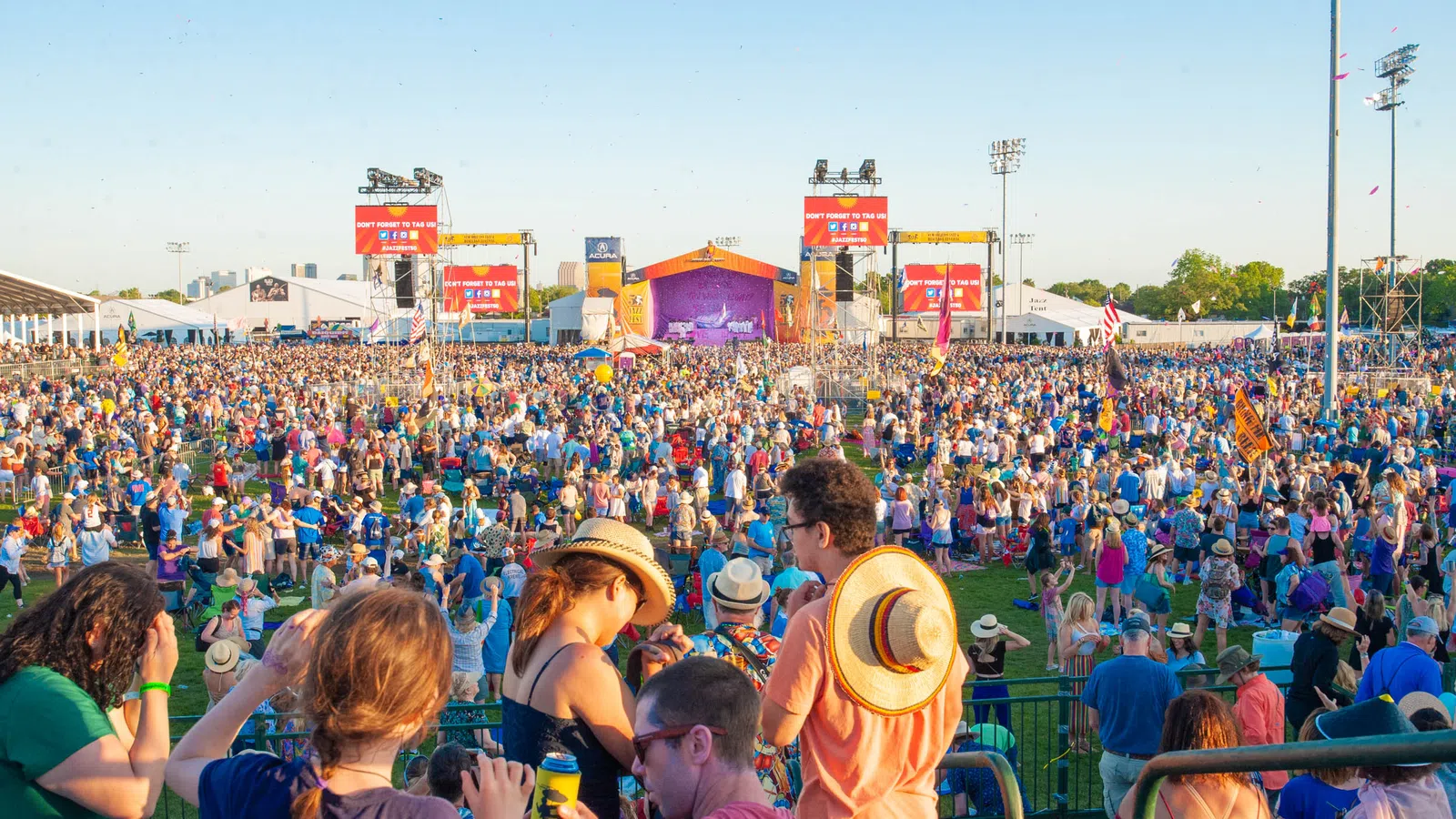 a large crowd of people at a concert
