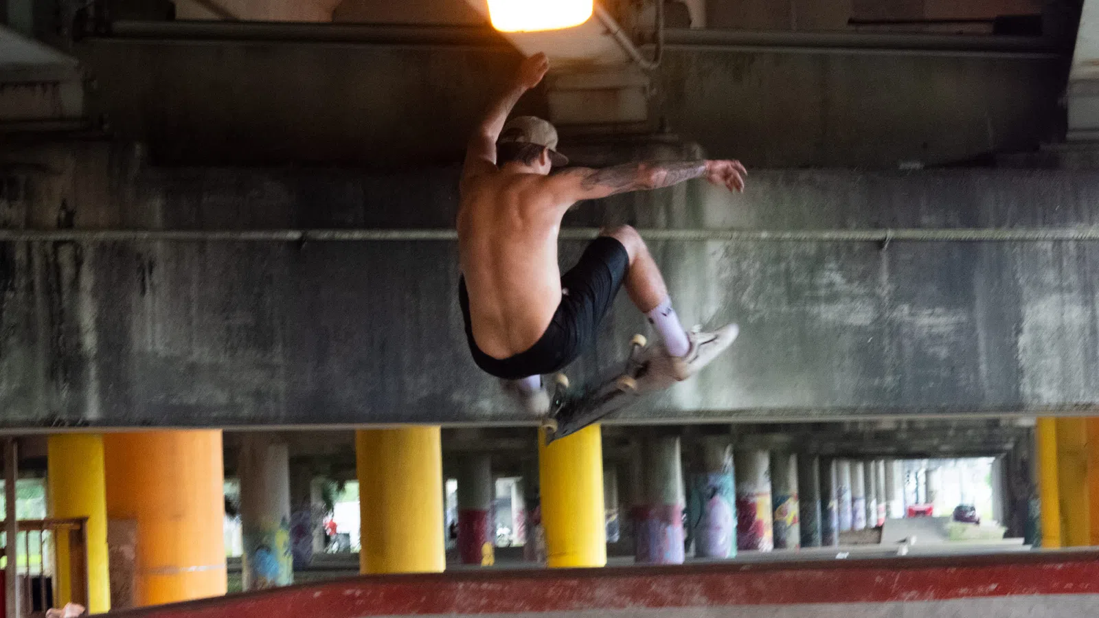 Red Bull takes it to the Bridge with their DIY project at Parasite Park