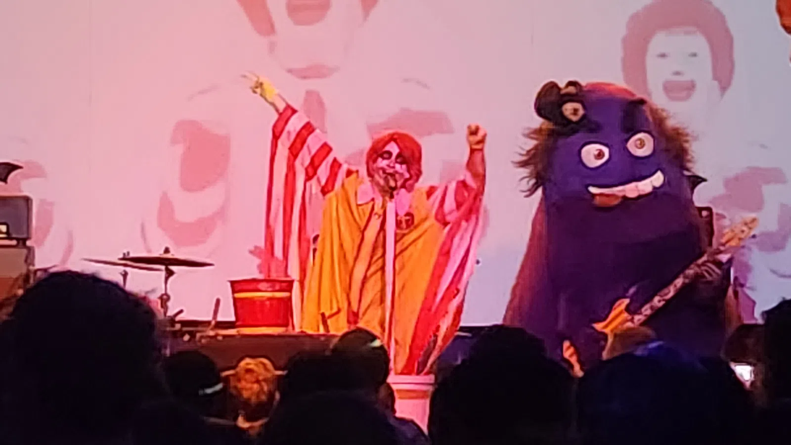 a group of people on a stage