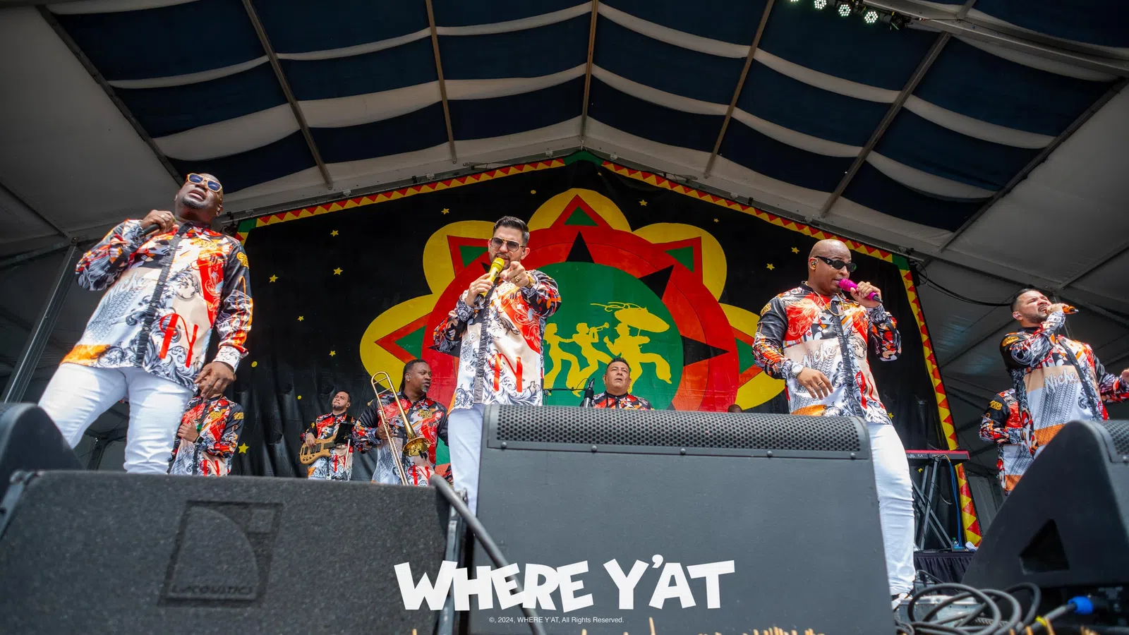 a group of people on a stage