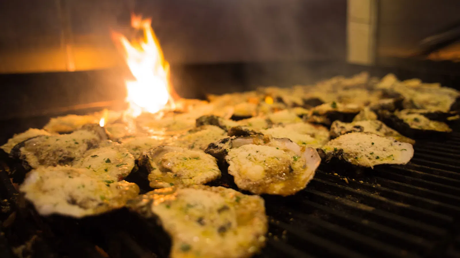food on a grill