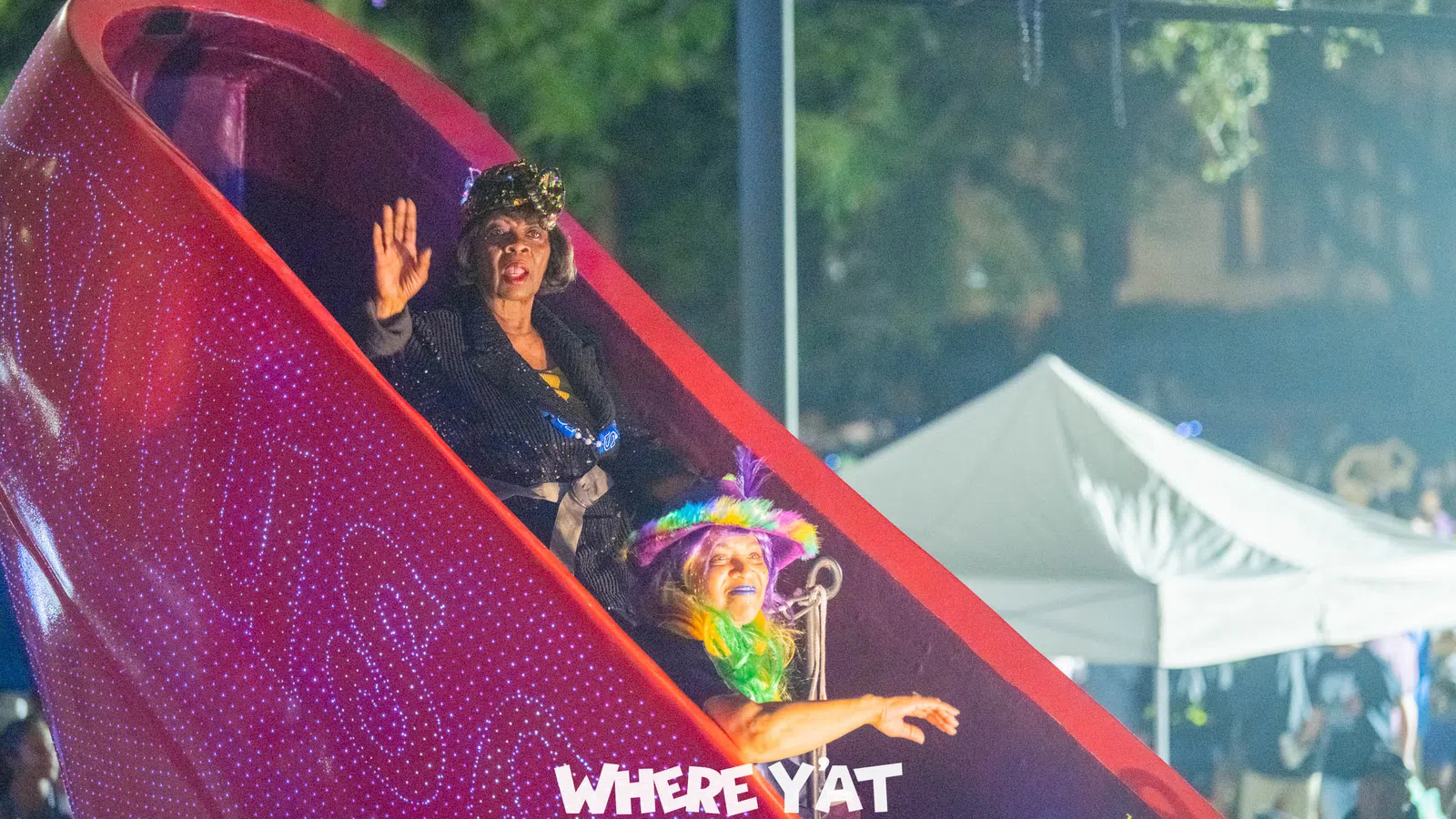 a person on a stage