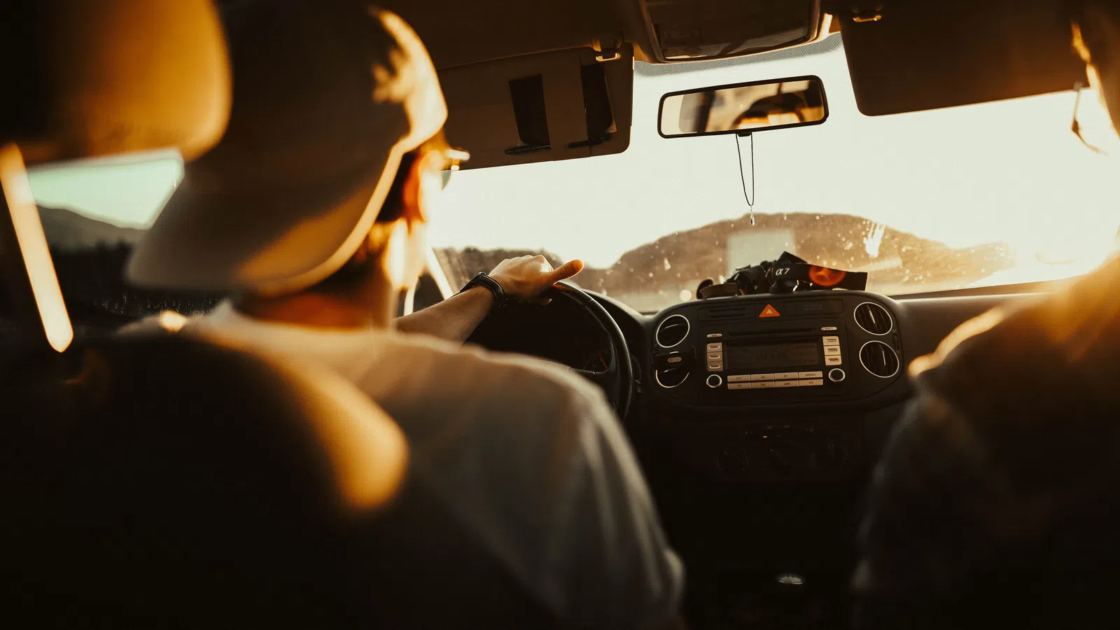 a couple of people in a cockpit