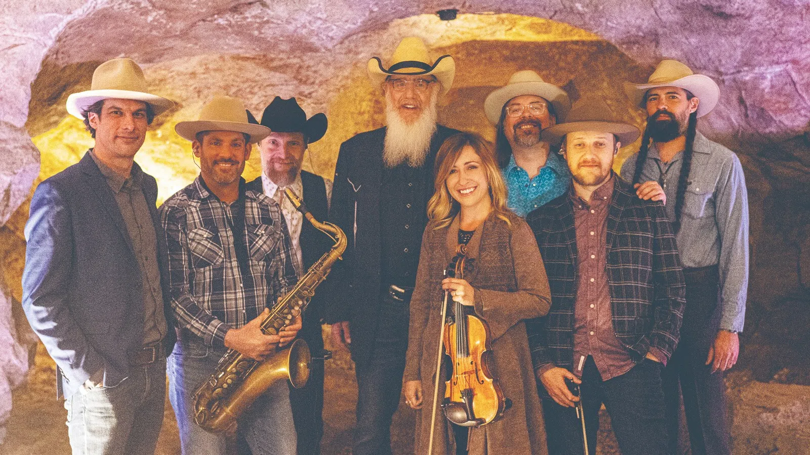 a group of people posing for a photo