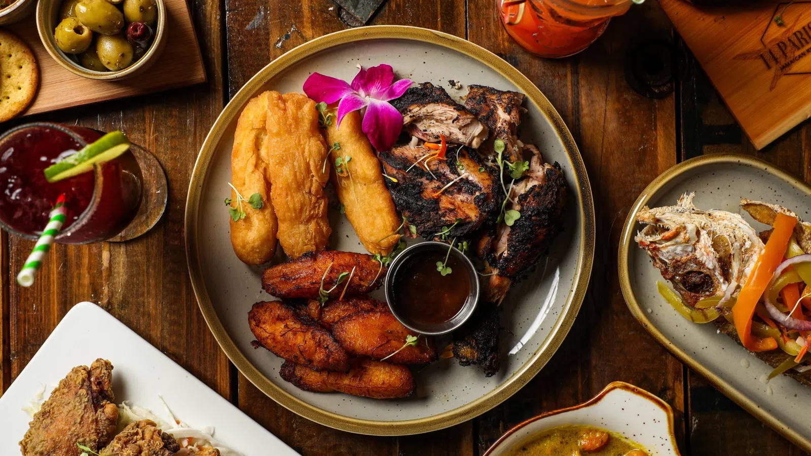 a plate of food