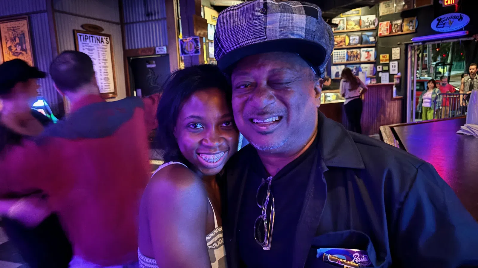 Kermit Ruffins et al. posing for a picture