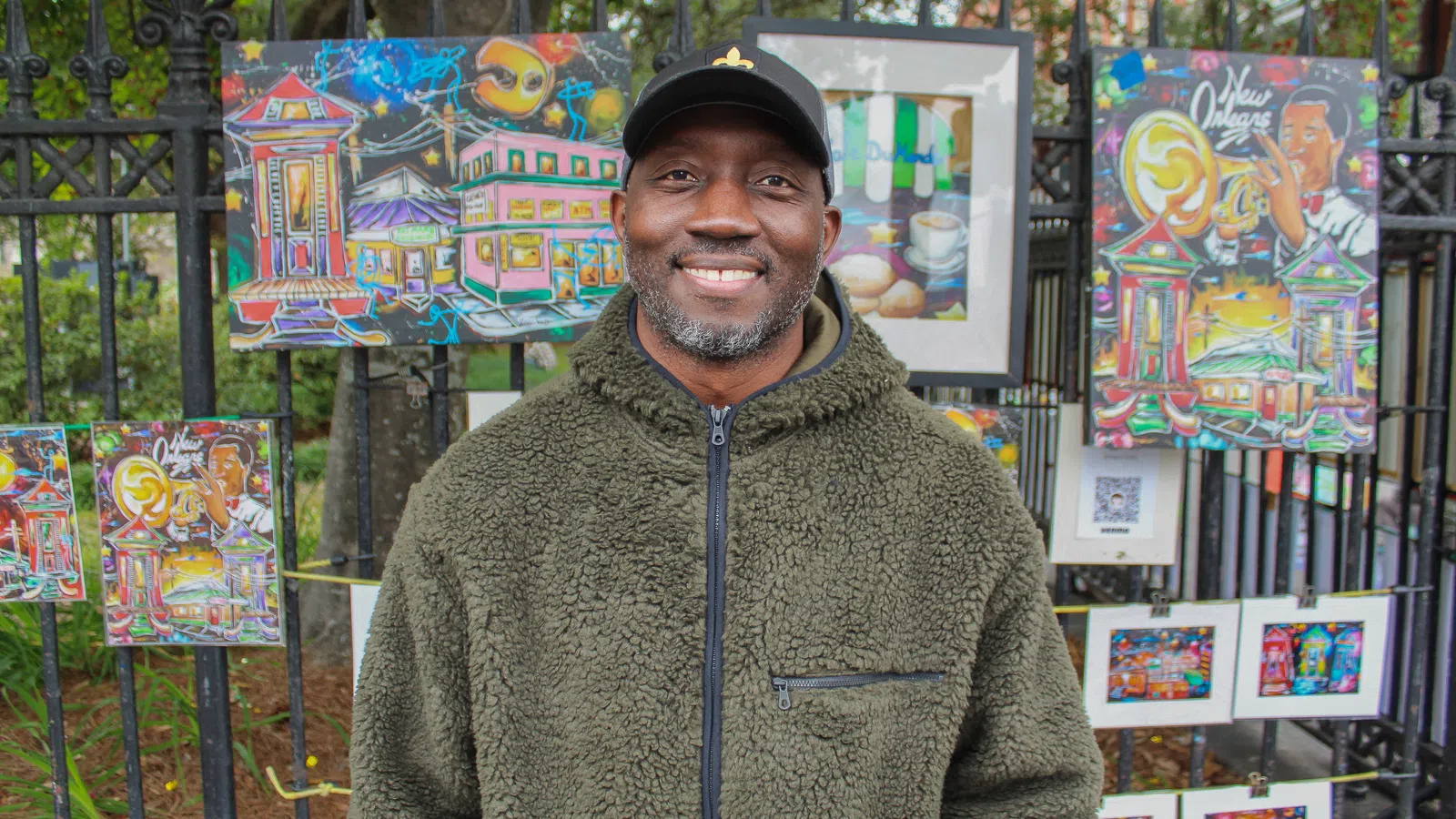 a person wearing a hat