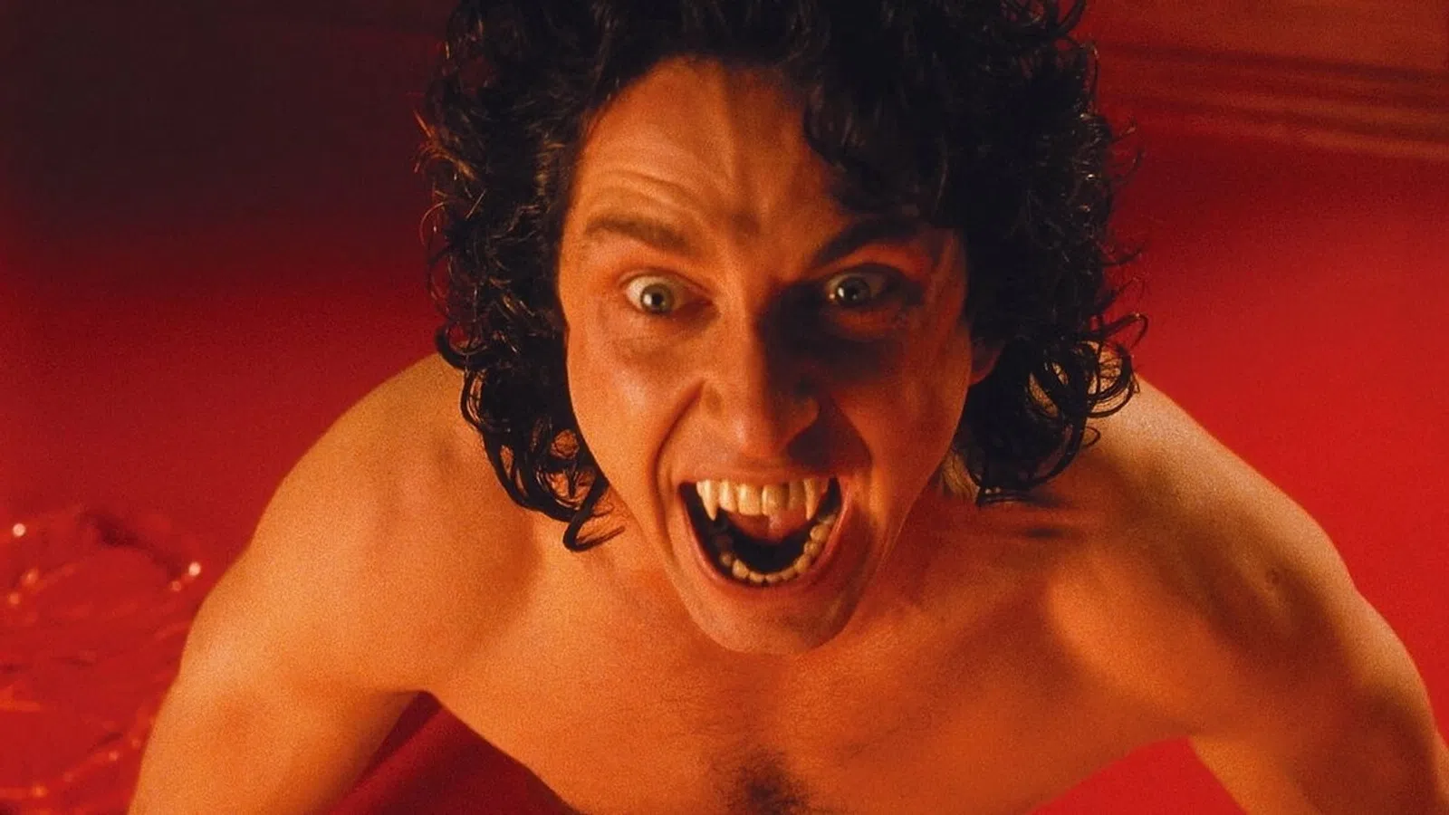 a person with curly hair