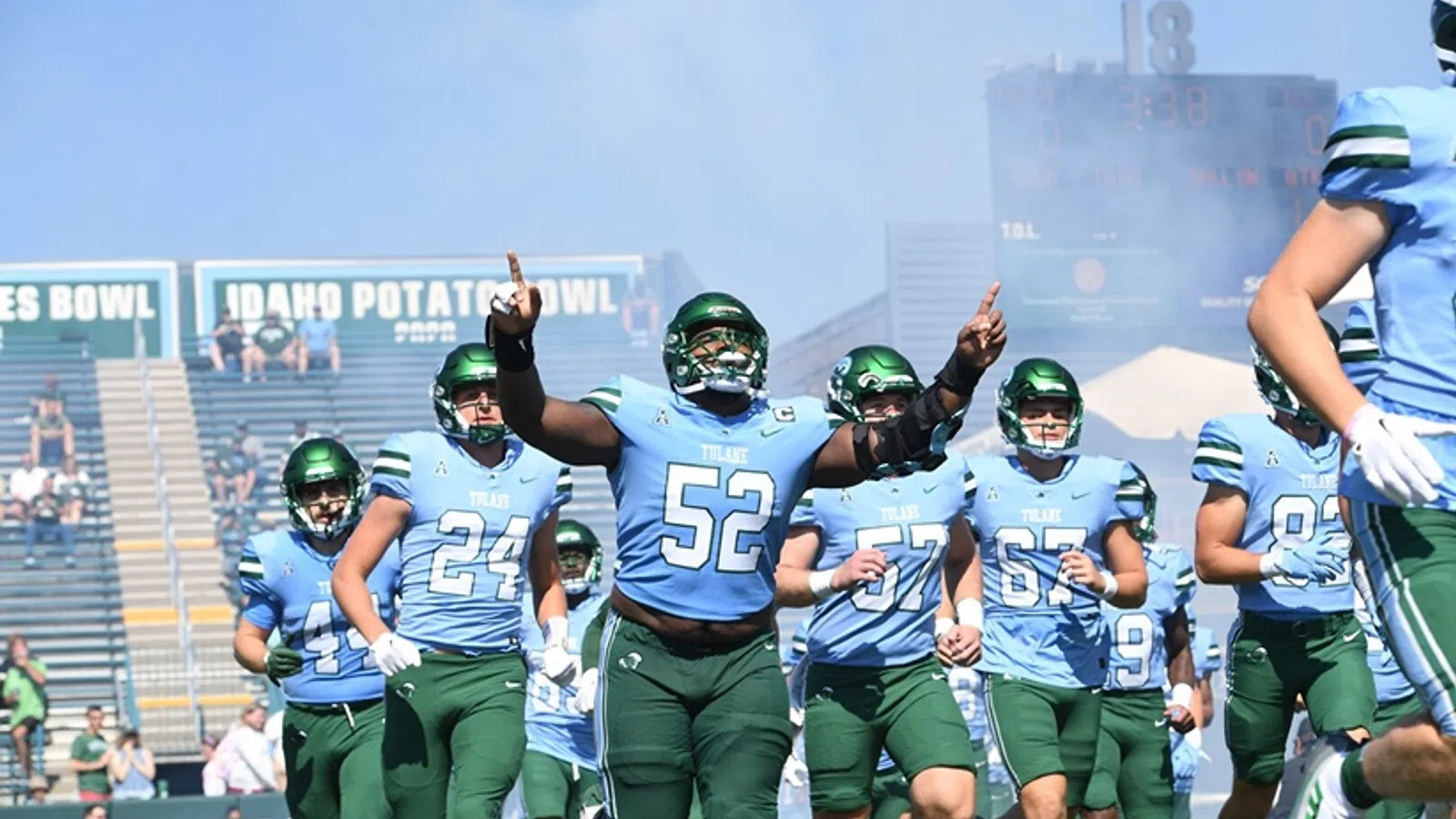 a group of football players