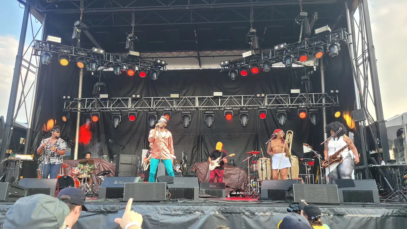 a group of people on a stage
