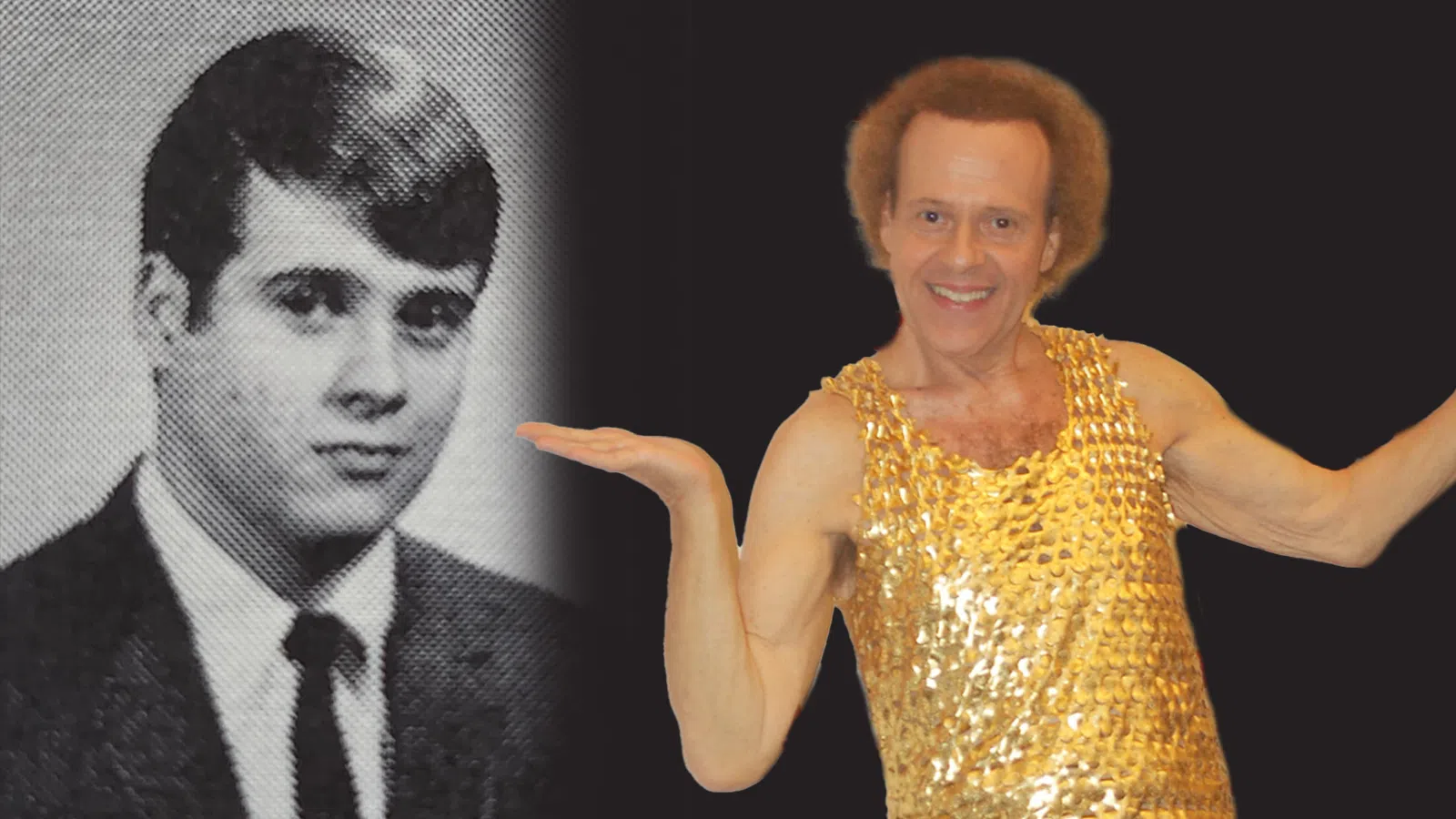 Richard Simmons et al. posing for a picture