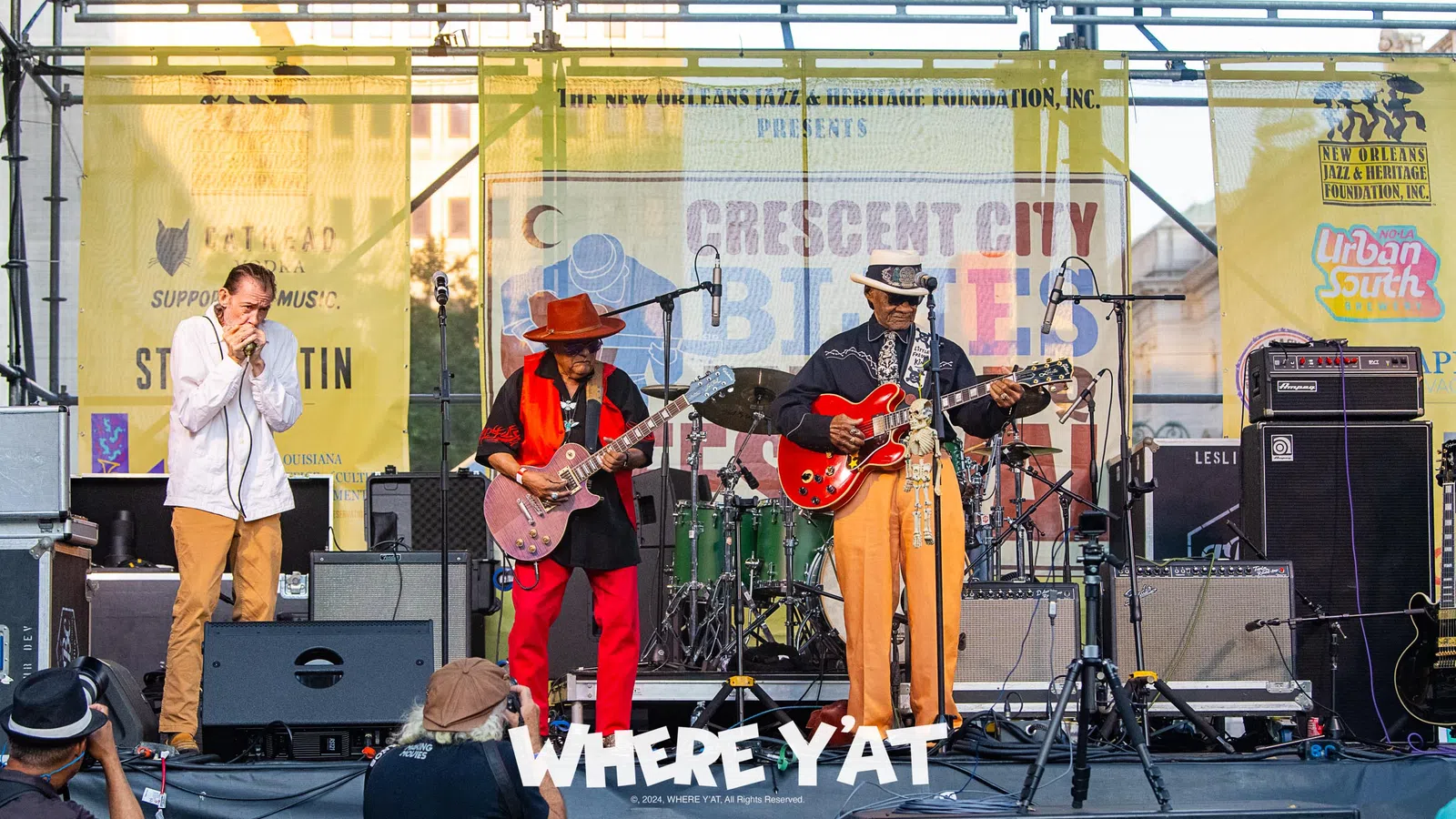 a group of people on a stage