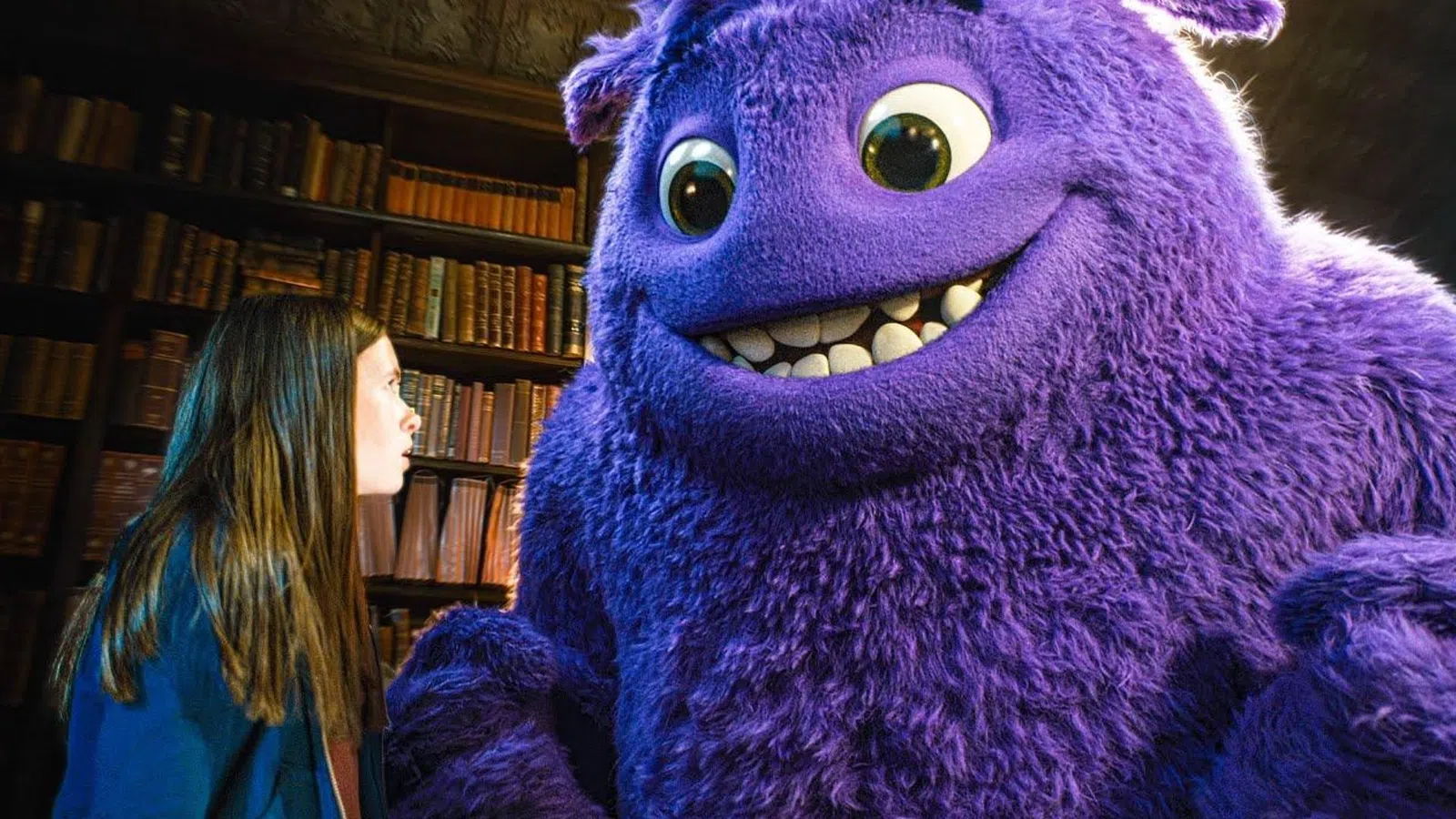 a person wearing a purple garment