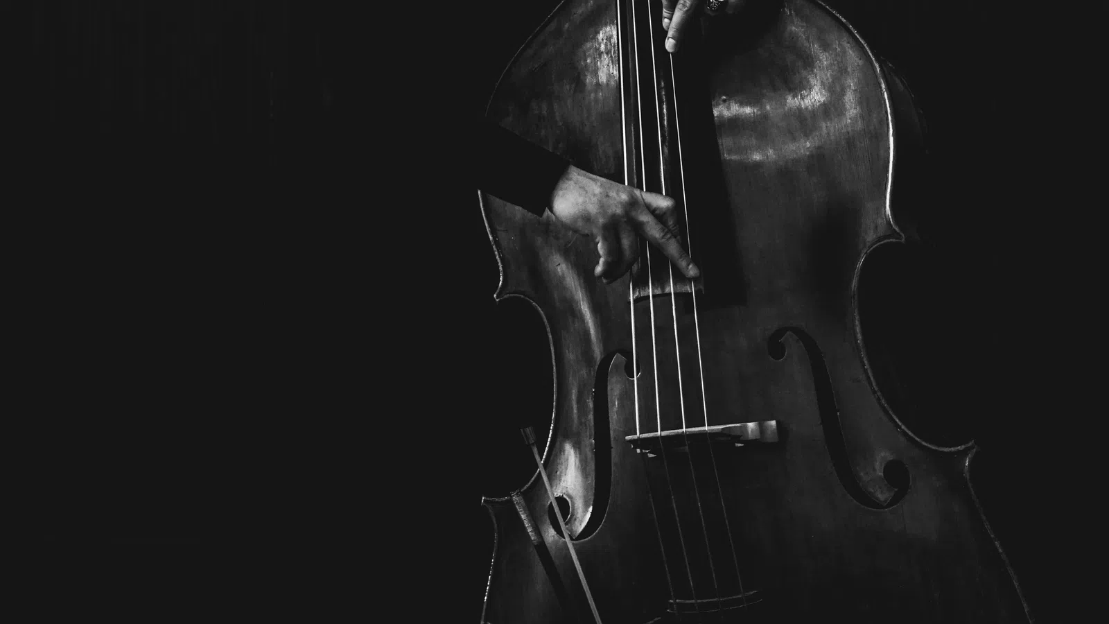 a person playing a cello