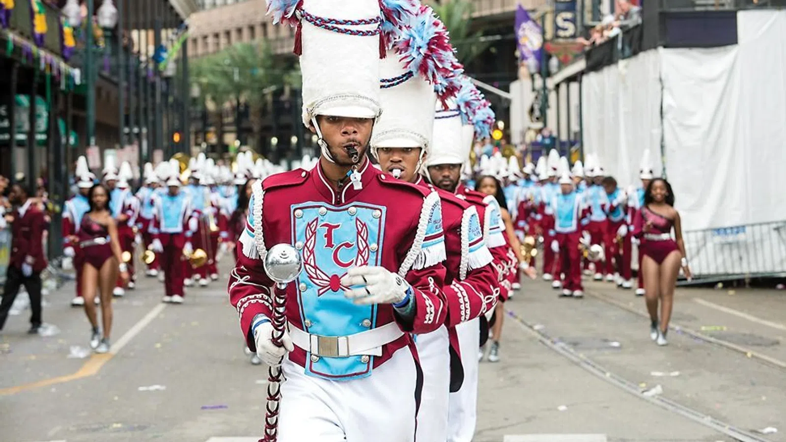 a group of people in garment