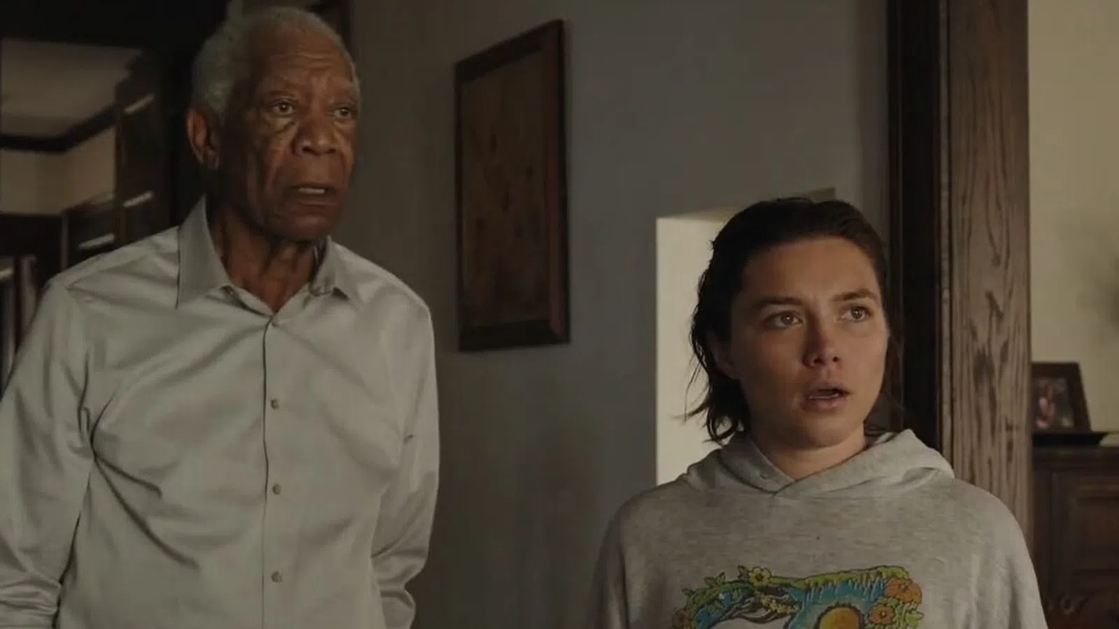 a man and a woman in a room