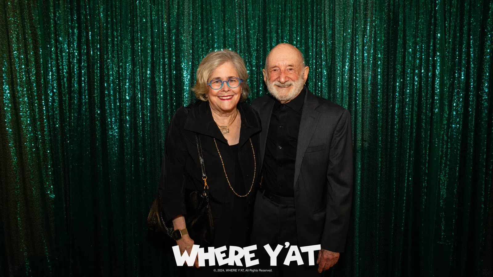 a man and woman standing together