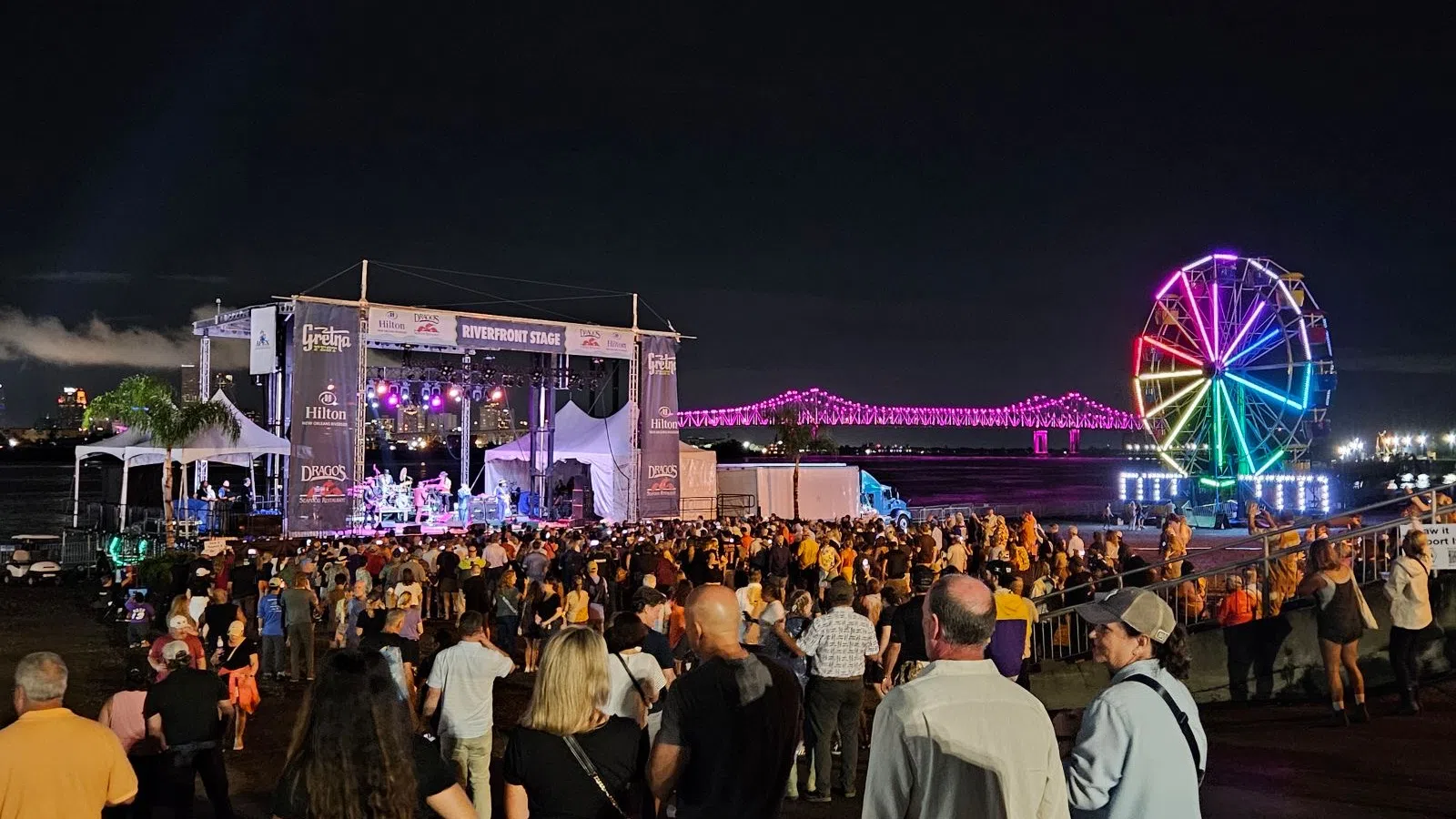 a crowd of people at a concert