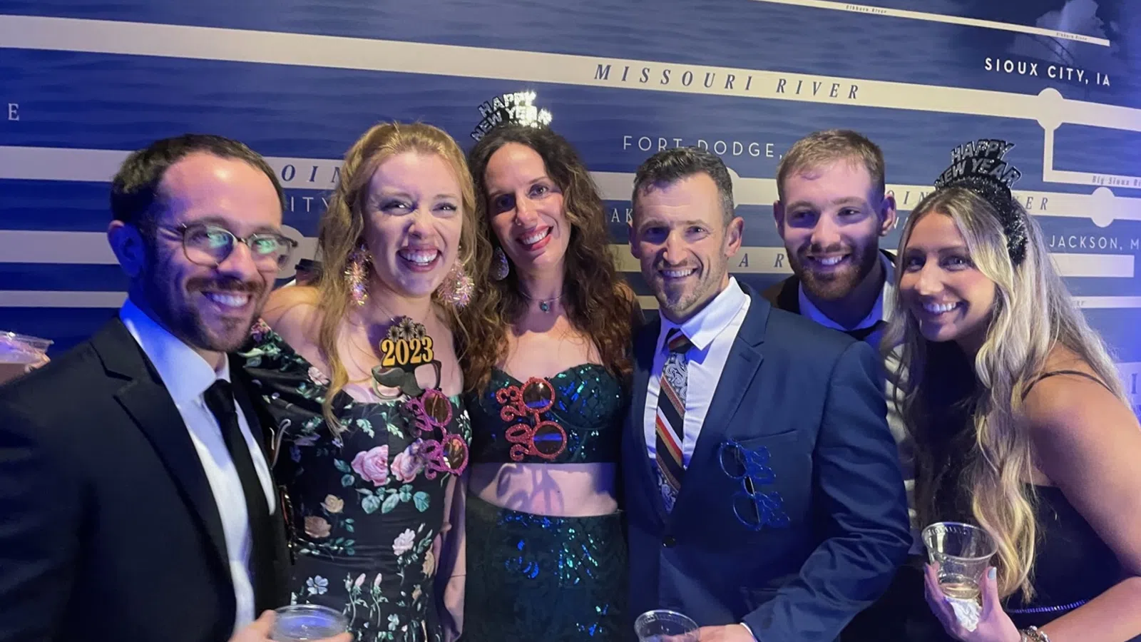 a group of people posing for a photo