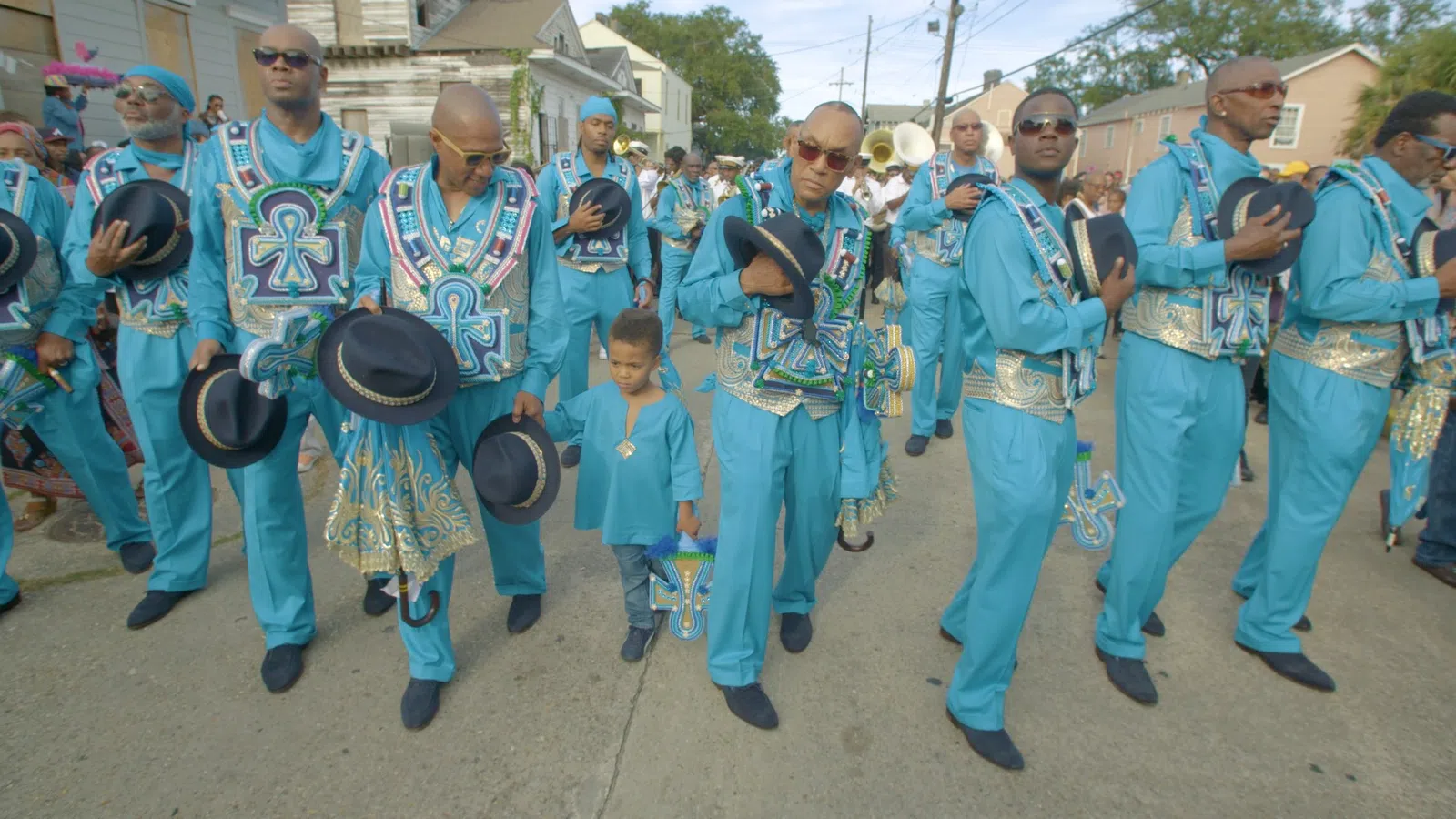 a group of people in clothing