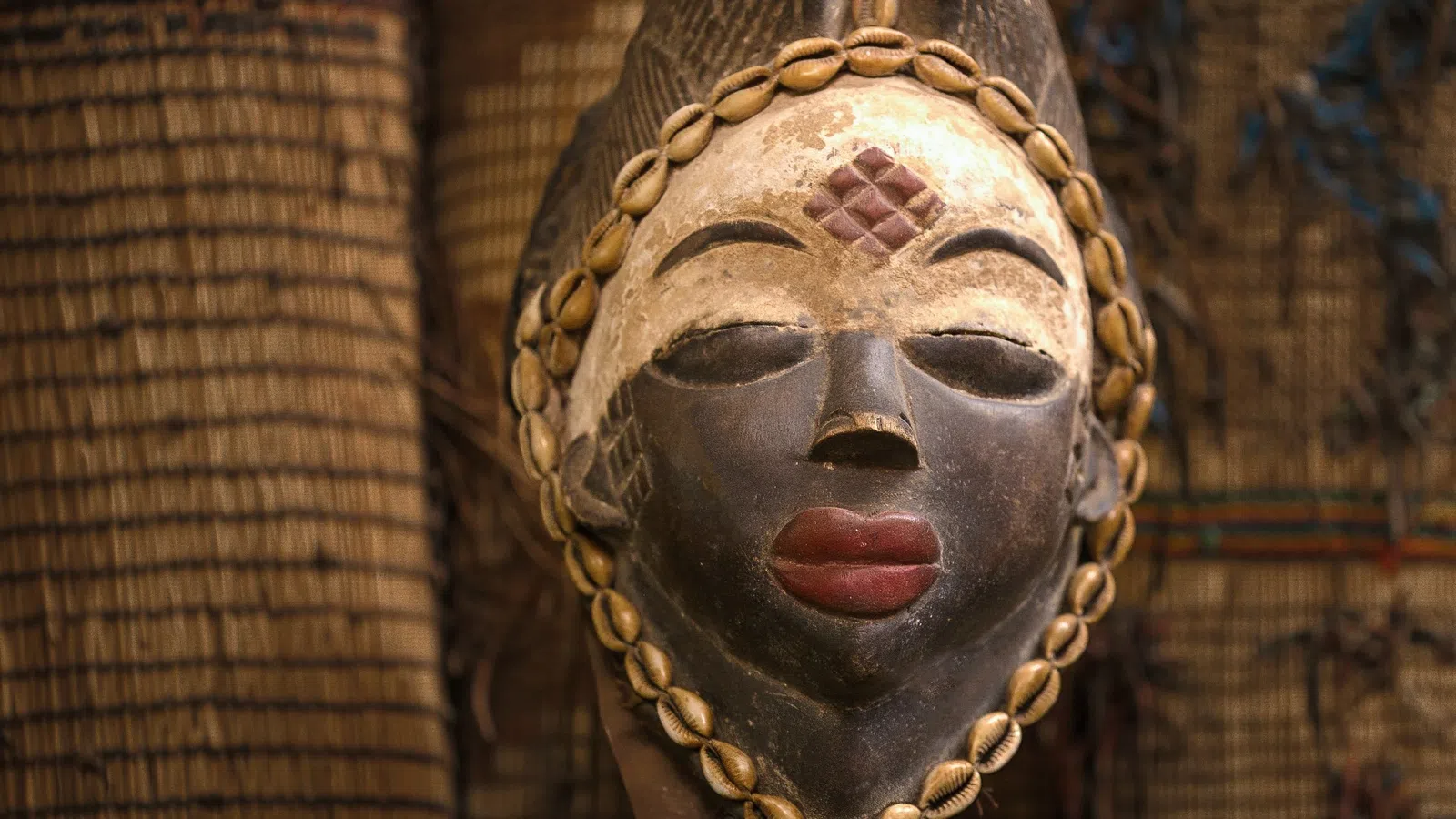a mask of a person