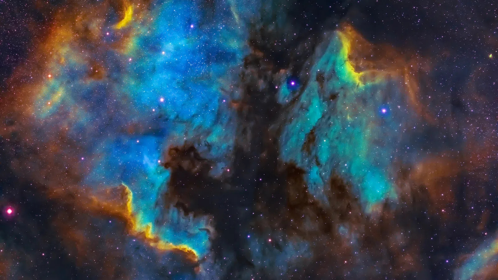 a galaxy in space