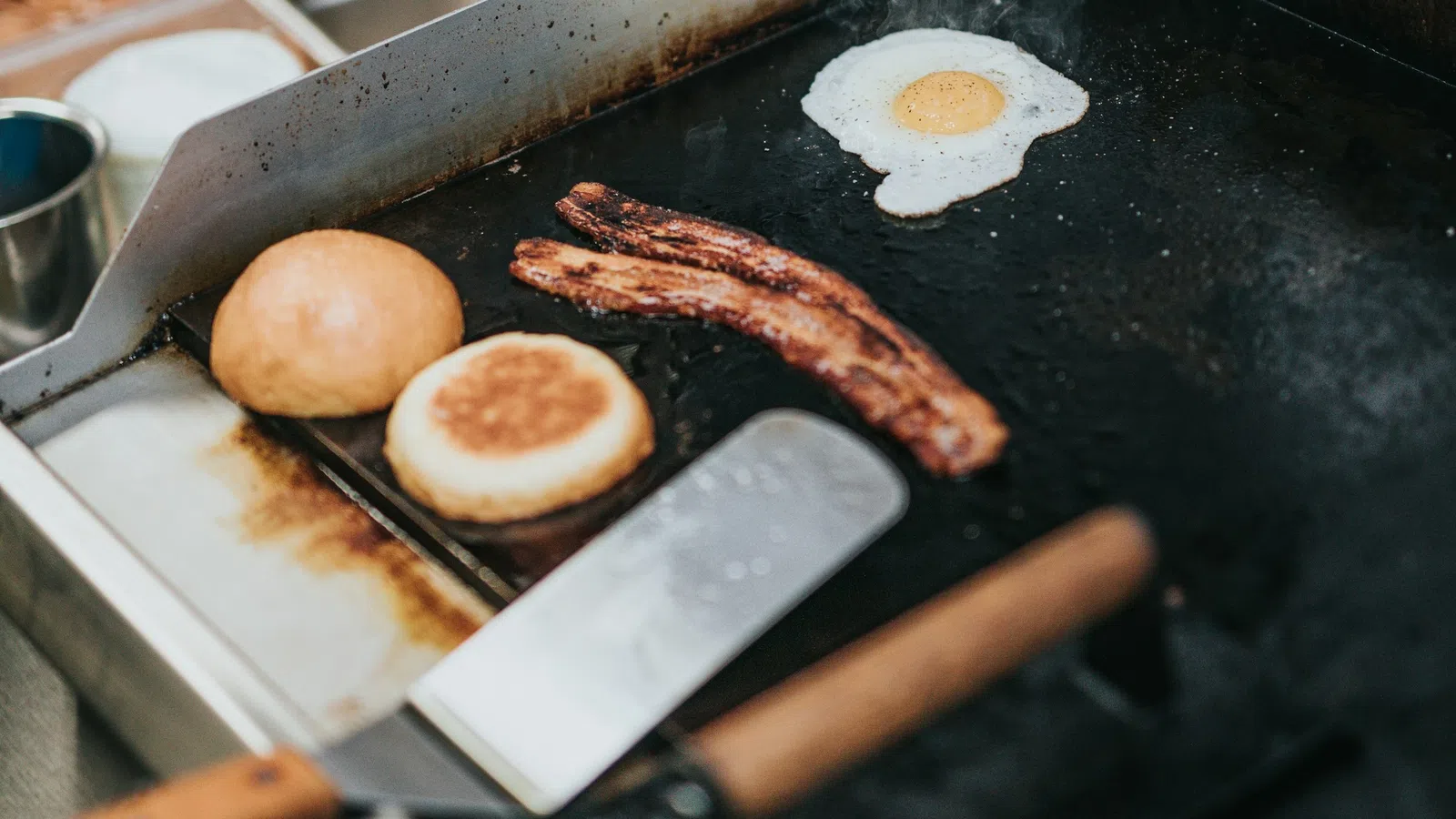 food on a pan