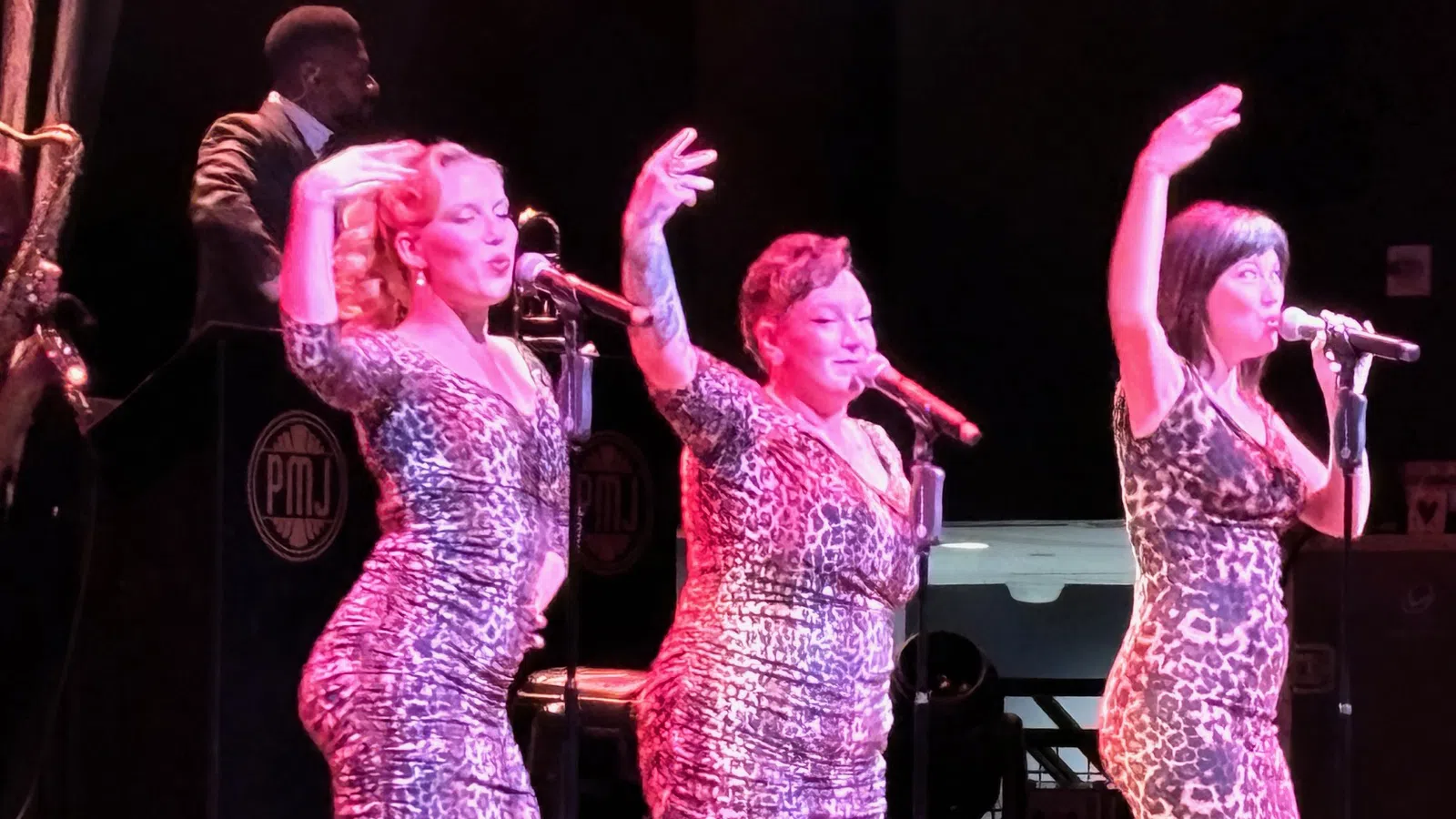 a group of people on a stage