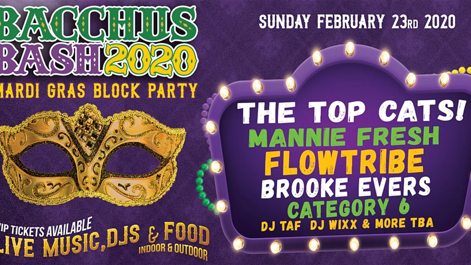 Bacchus Bash 2020!