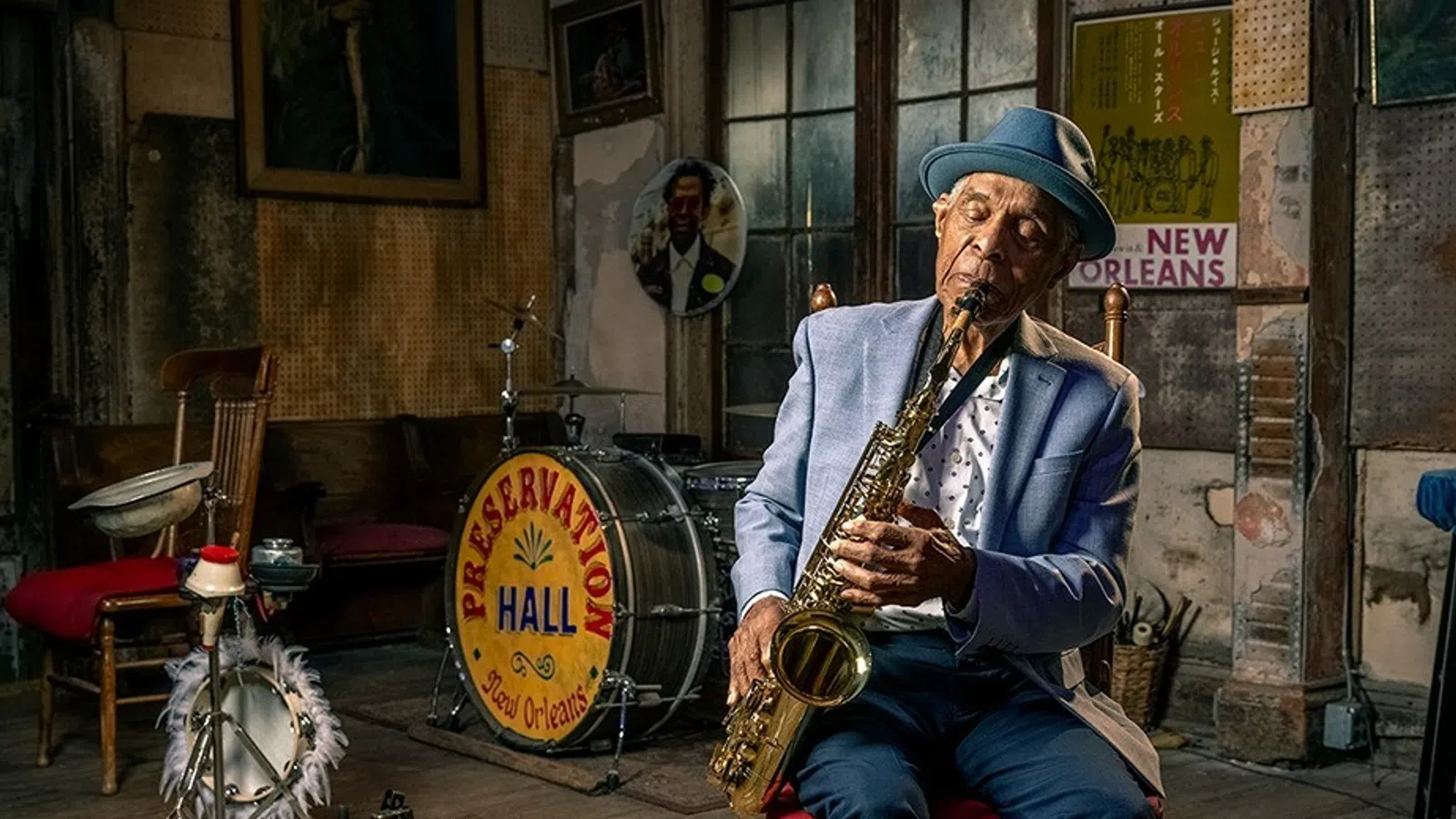 a man playing a guitar