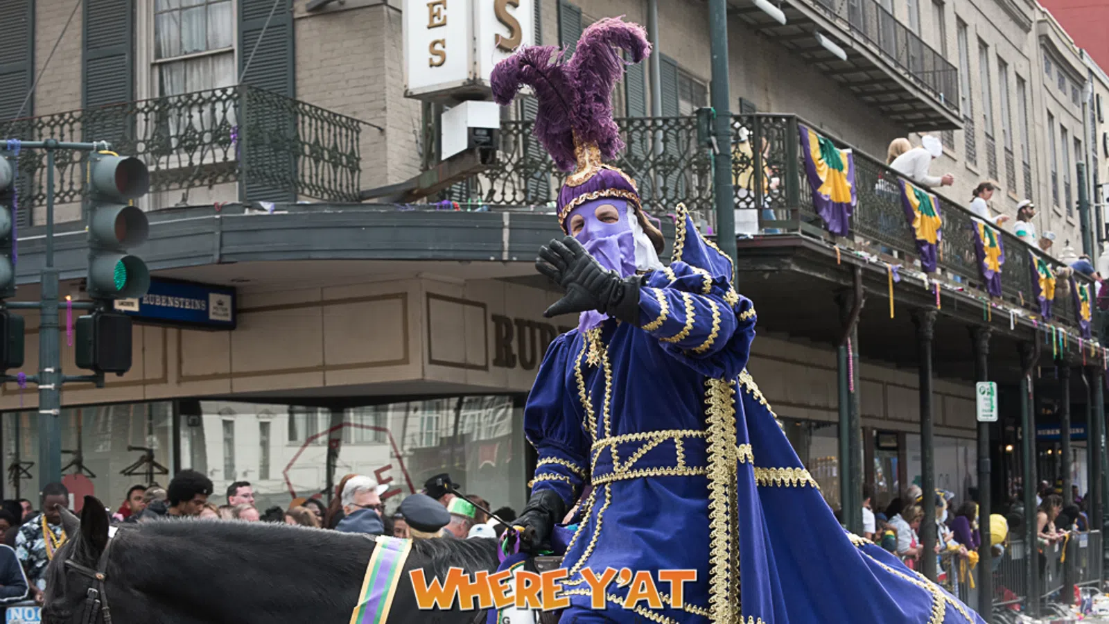 Mardi Gras Revelers and Costumes