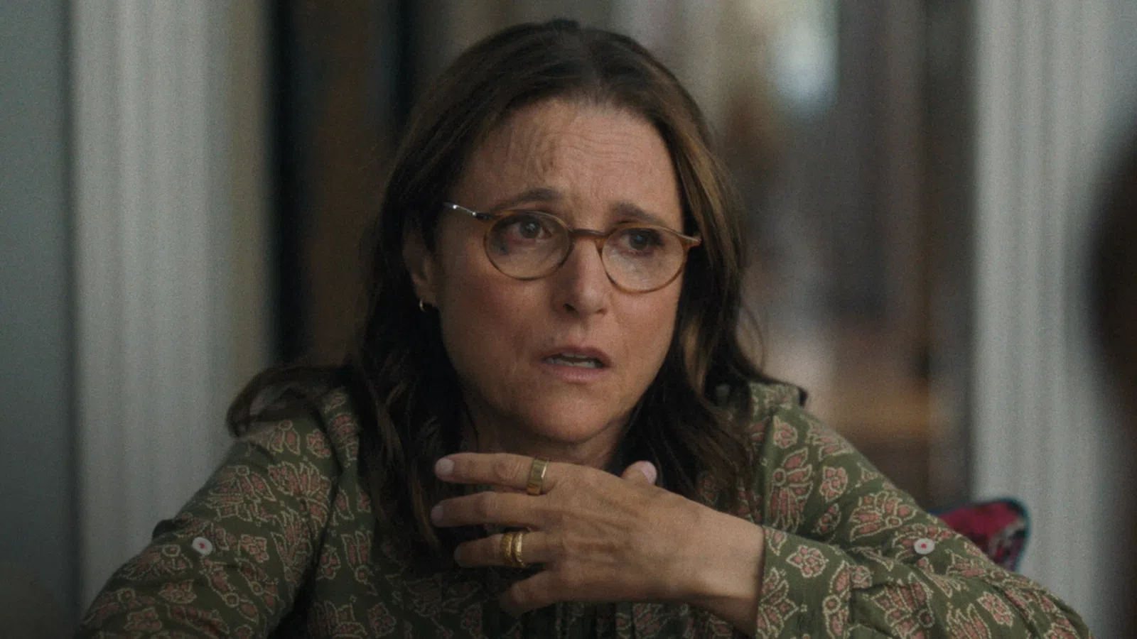 Julia Louis-Dreyfus wearing glasses