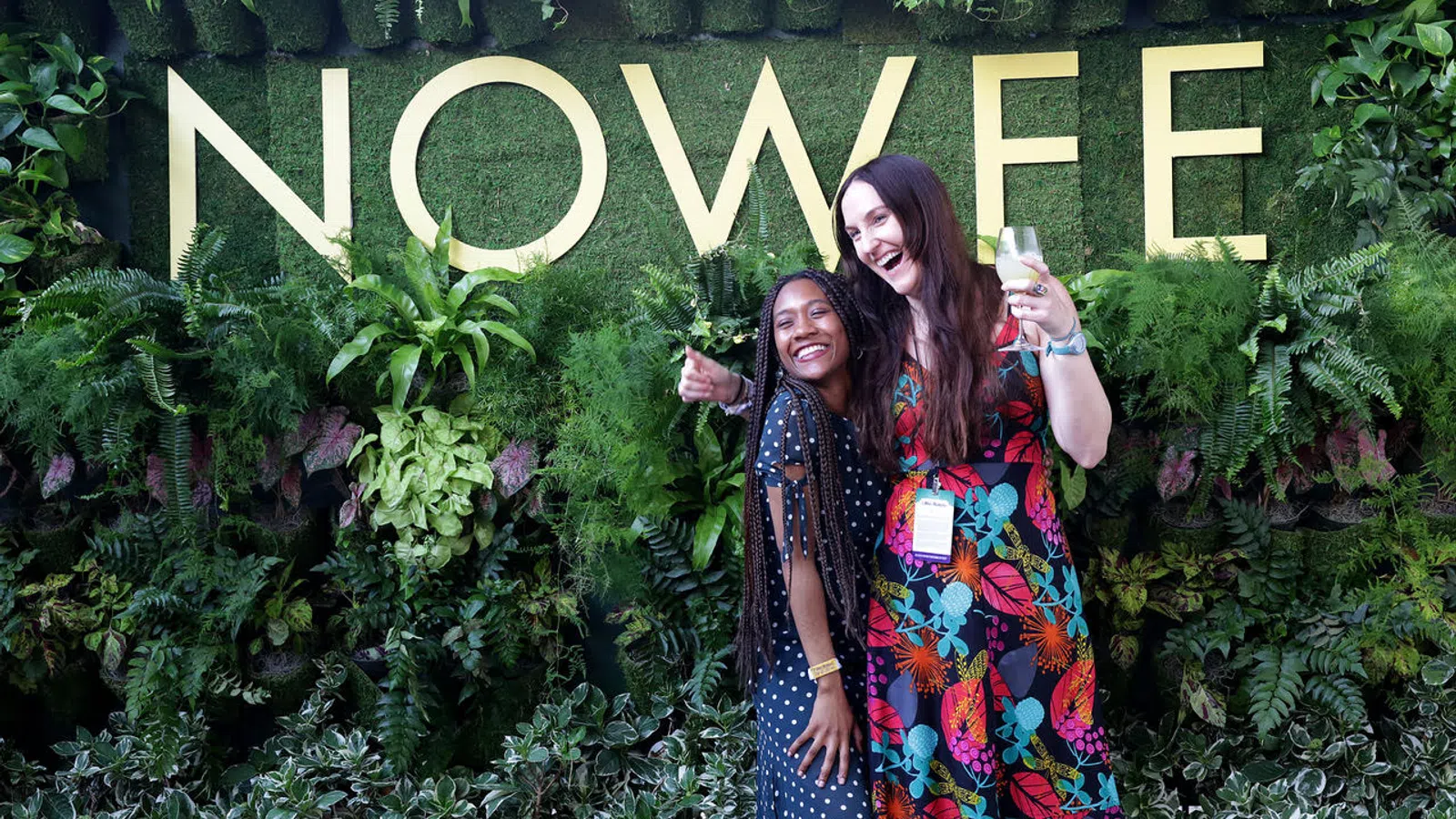 two women posing for a picture