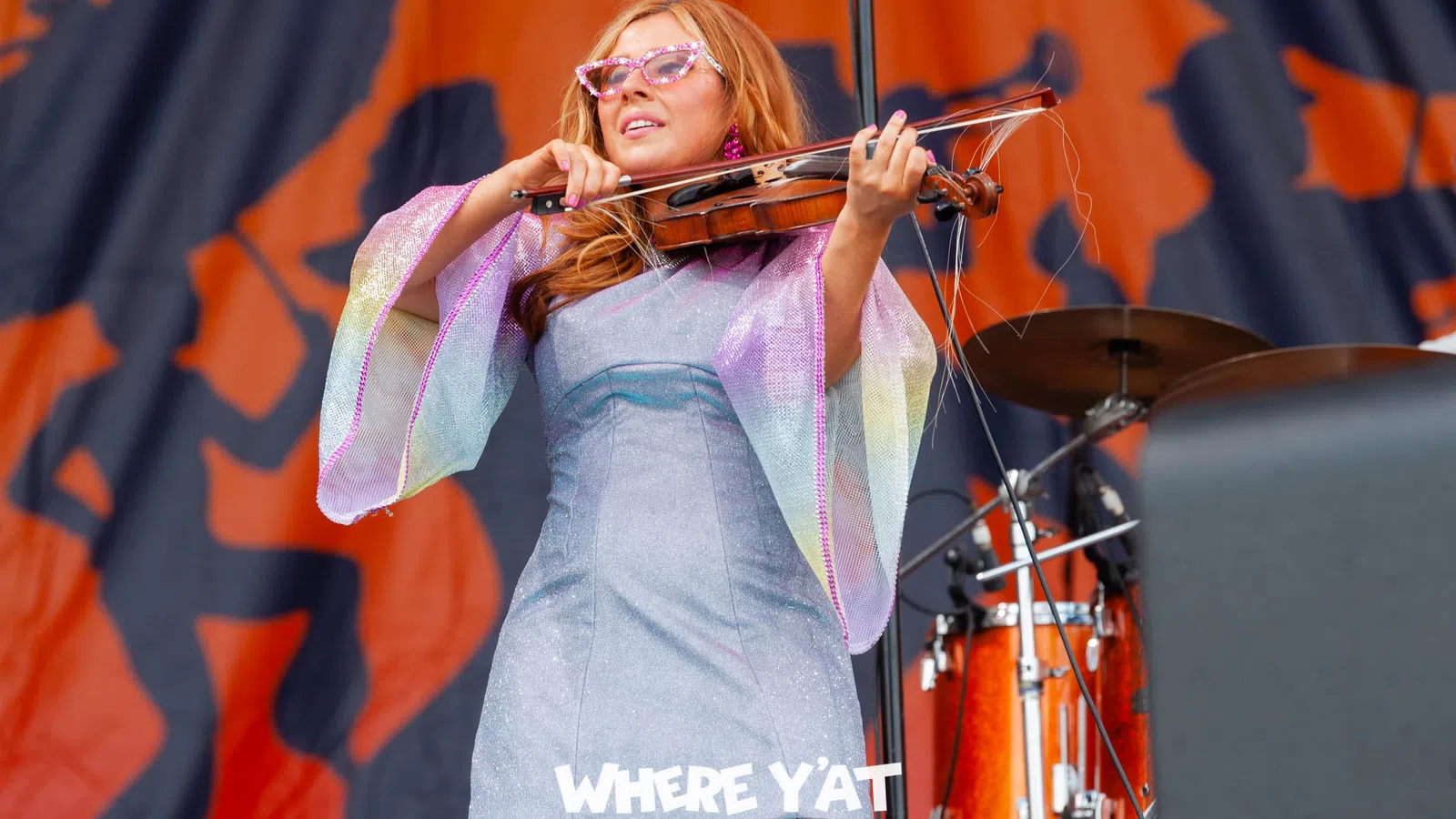 a person playing a violin