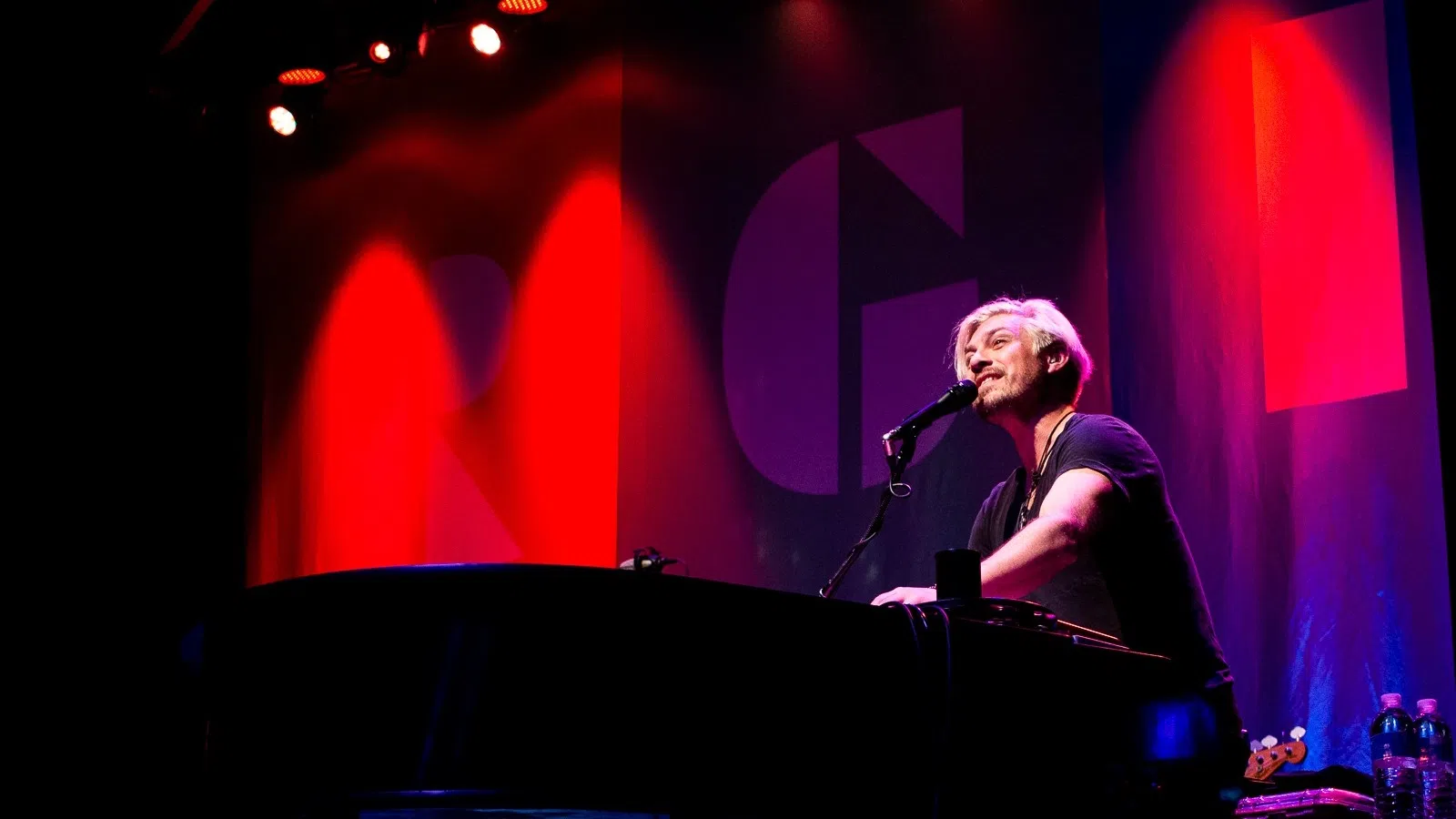 a person on a stage
