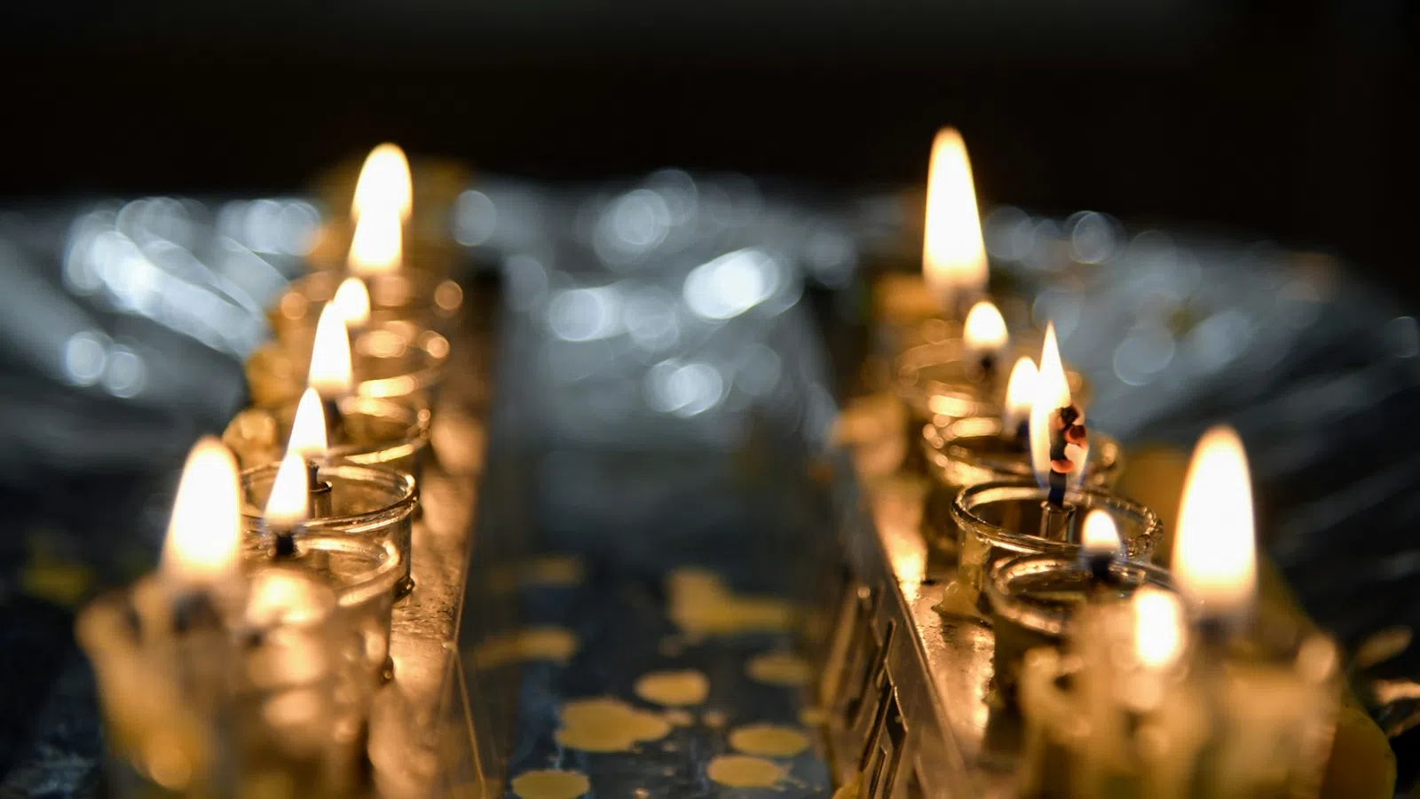 a group of candles