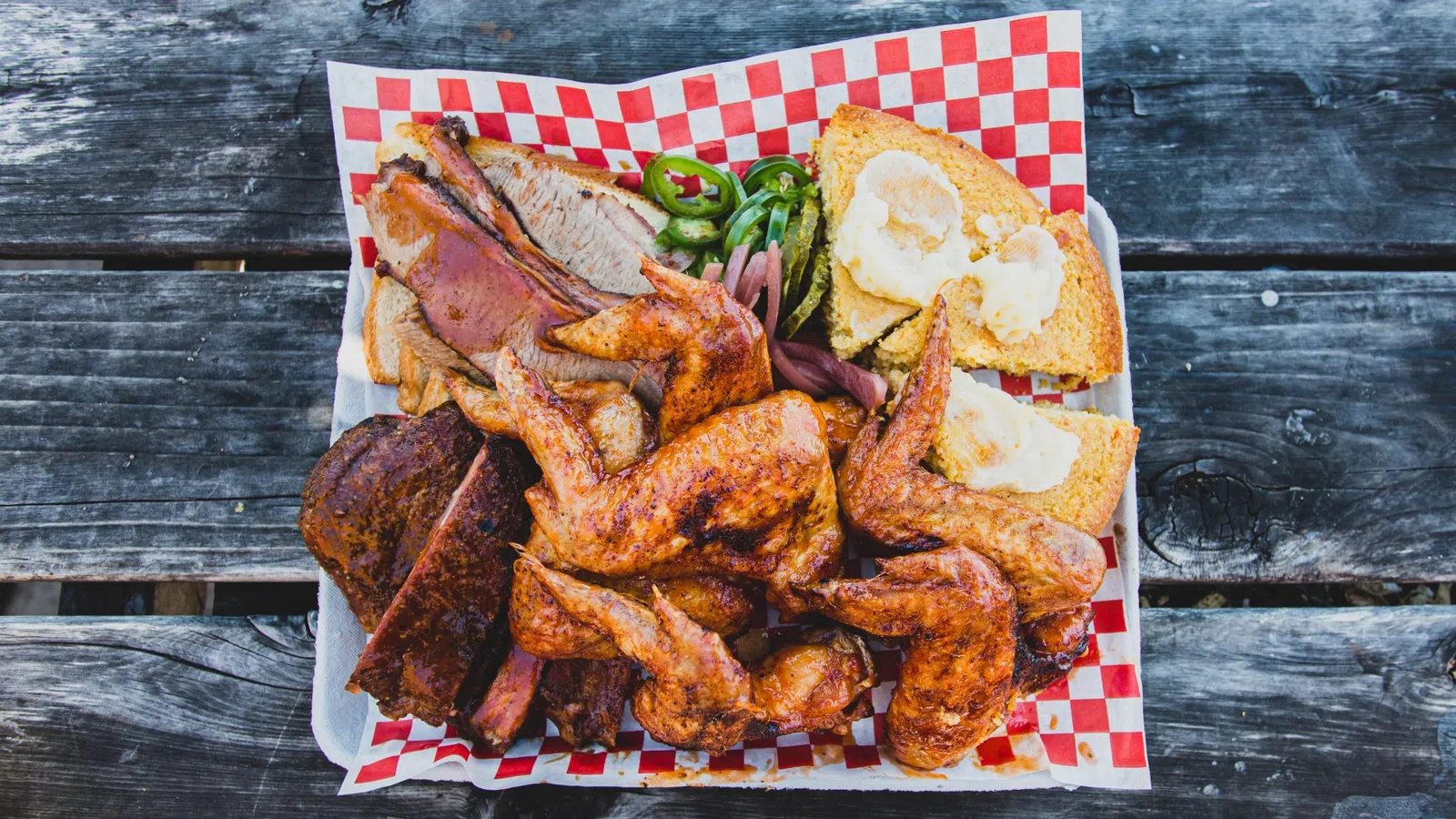 a plate of food