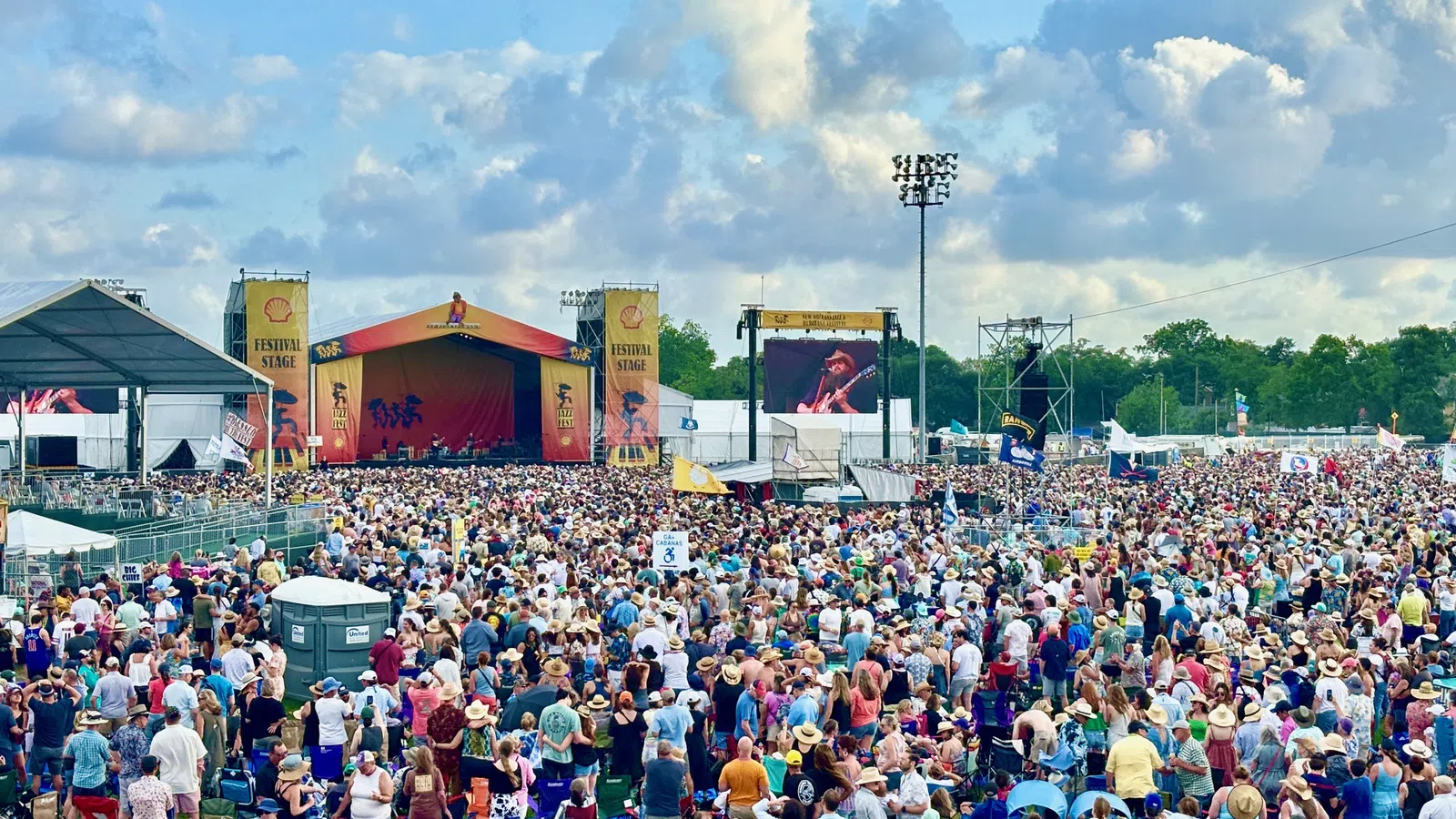 a large crowd of people at a concert