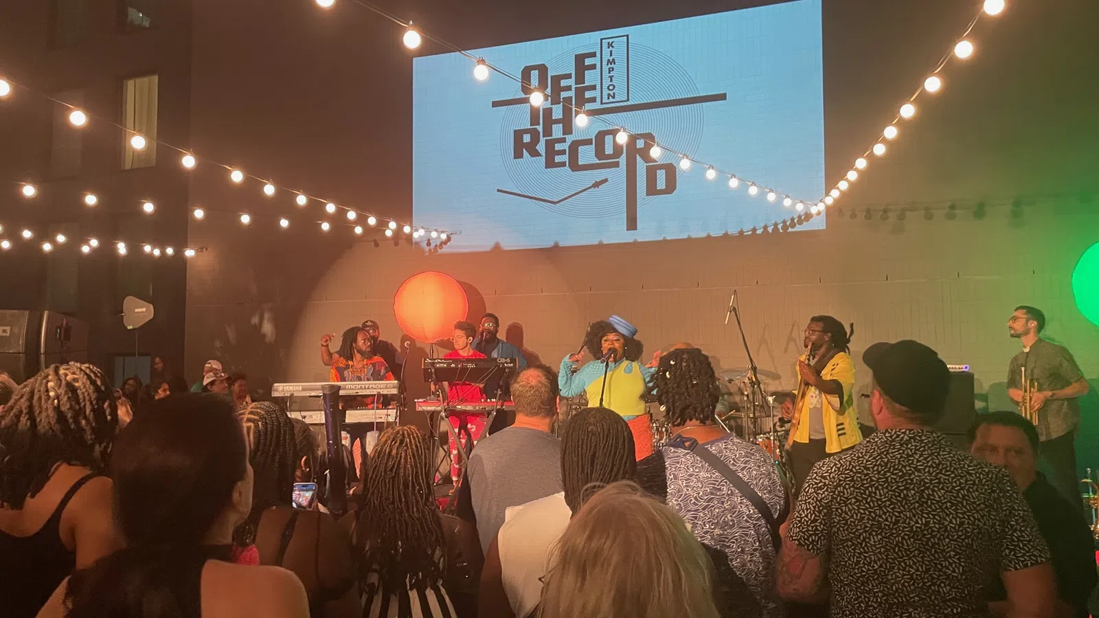a group of people on a stage
