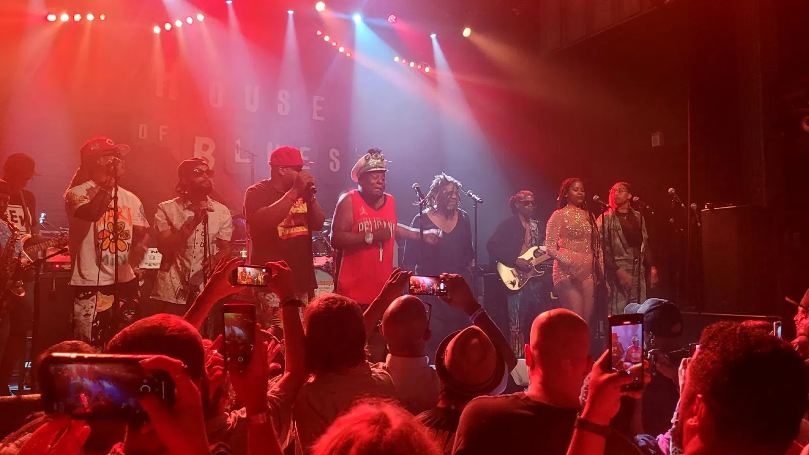 a group of people on a stage