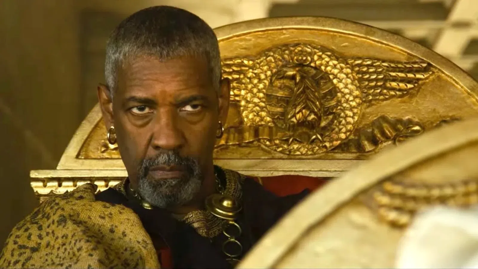 Denzel Washington wearing a garment