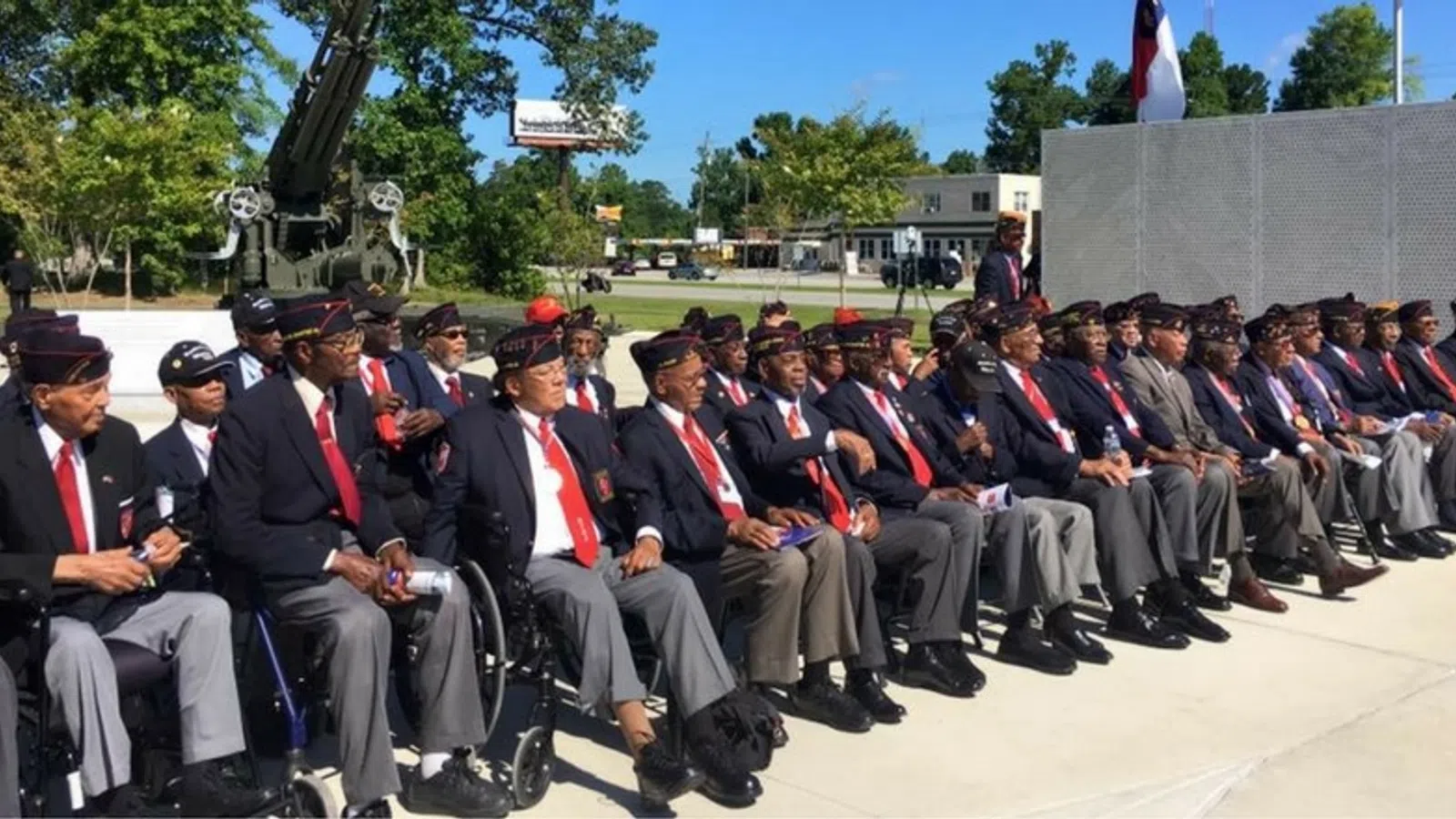 a group of people sitting in chairs