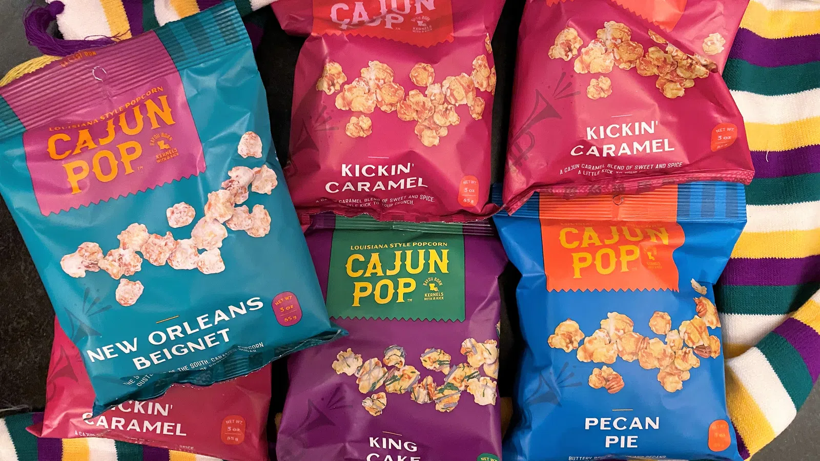 Cajun Pop Has King Cake in the Bag