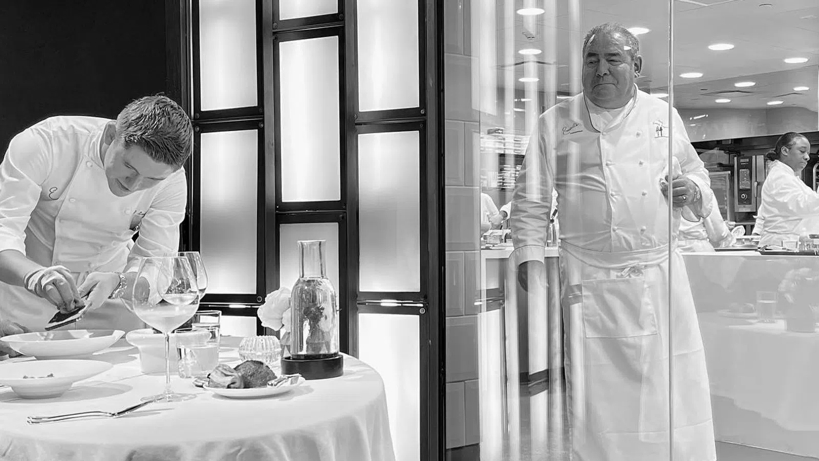 a group of chefs in a kitchen