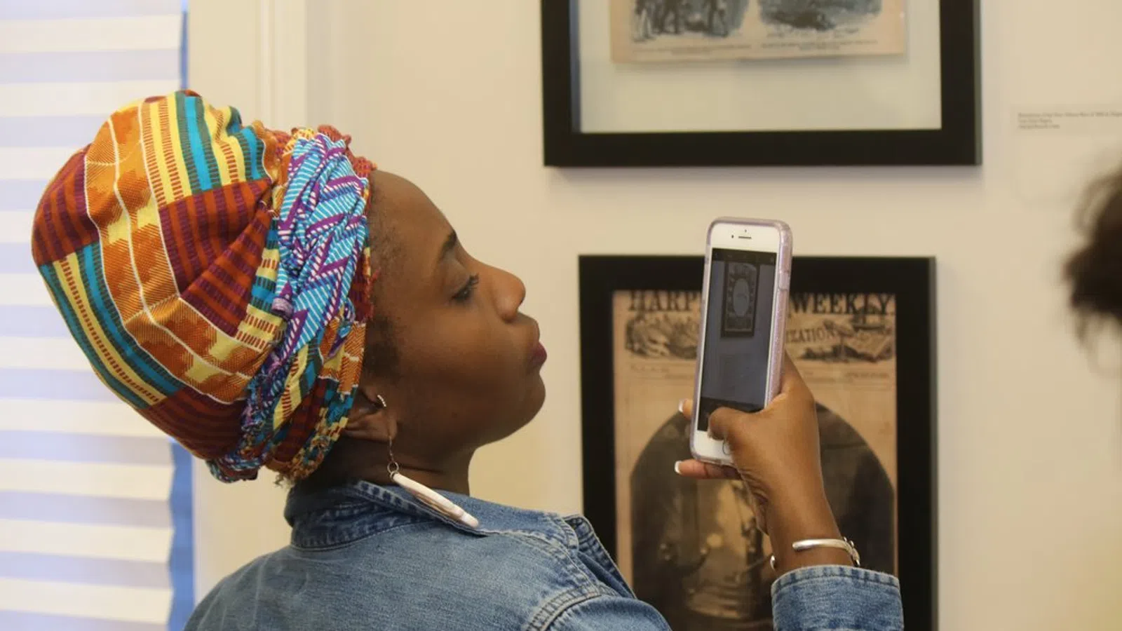 a person holding a phone